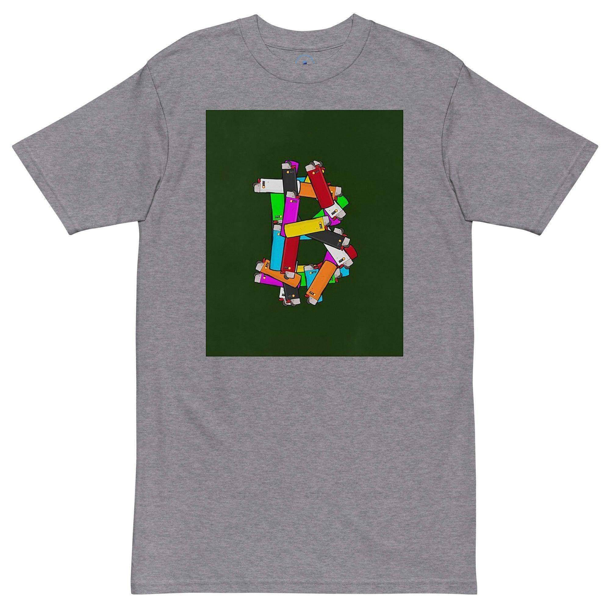 Bitcoin Lighters Art T-Shirt - InvestmenTees