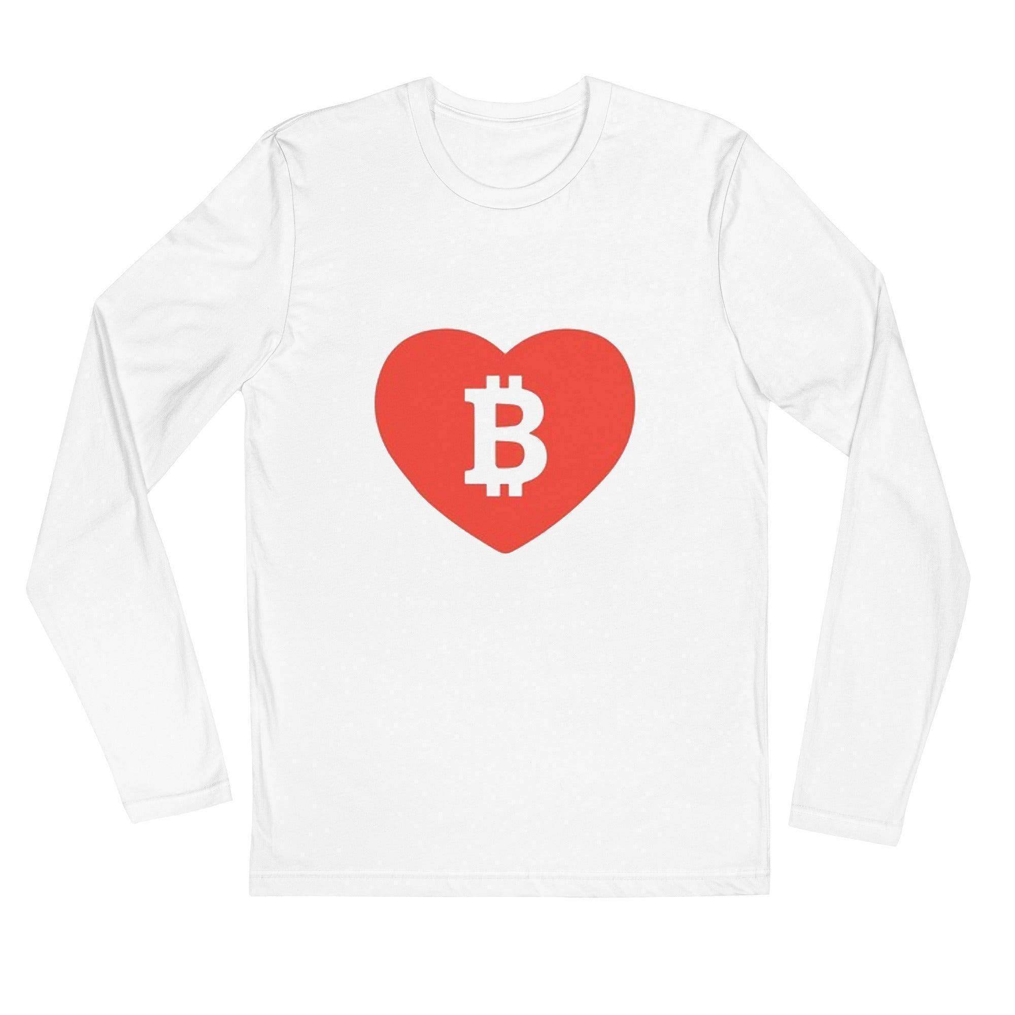 Bitcoin Love 2 Long Sleeve T-Shirt - InvestmenTees
