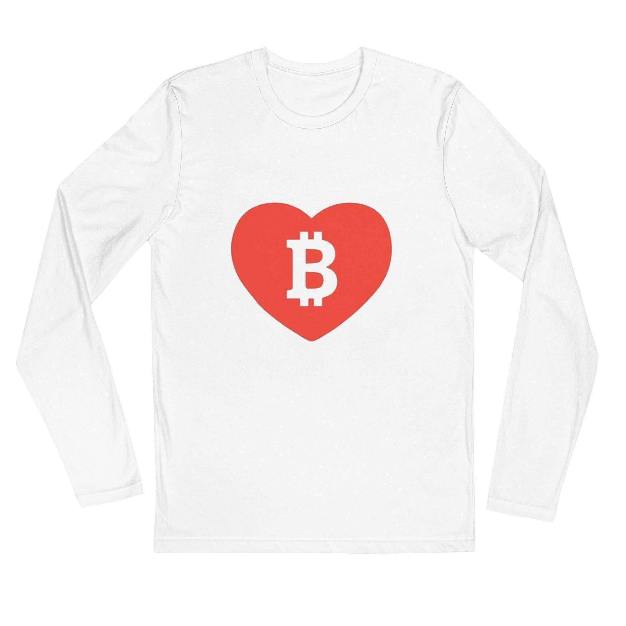 Bitcoin Love 2 Long Sleeve T-Shirt - InvestmenTees