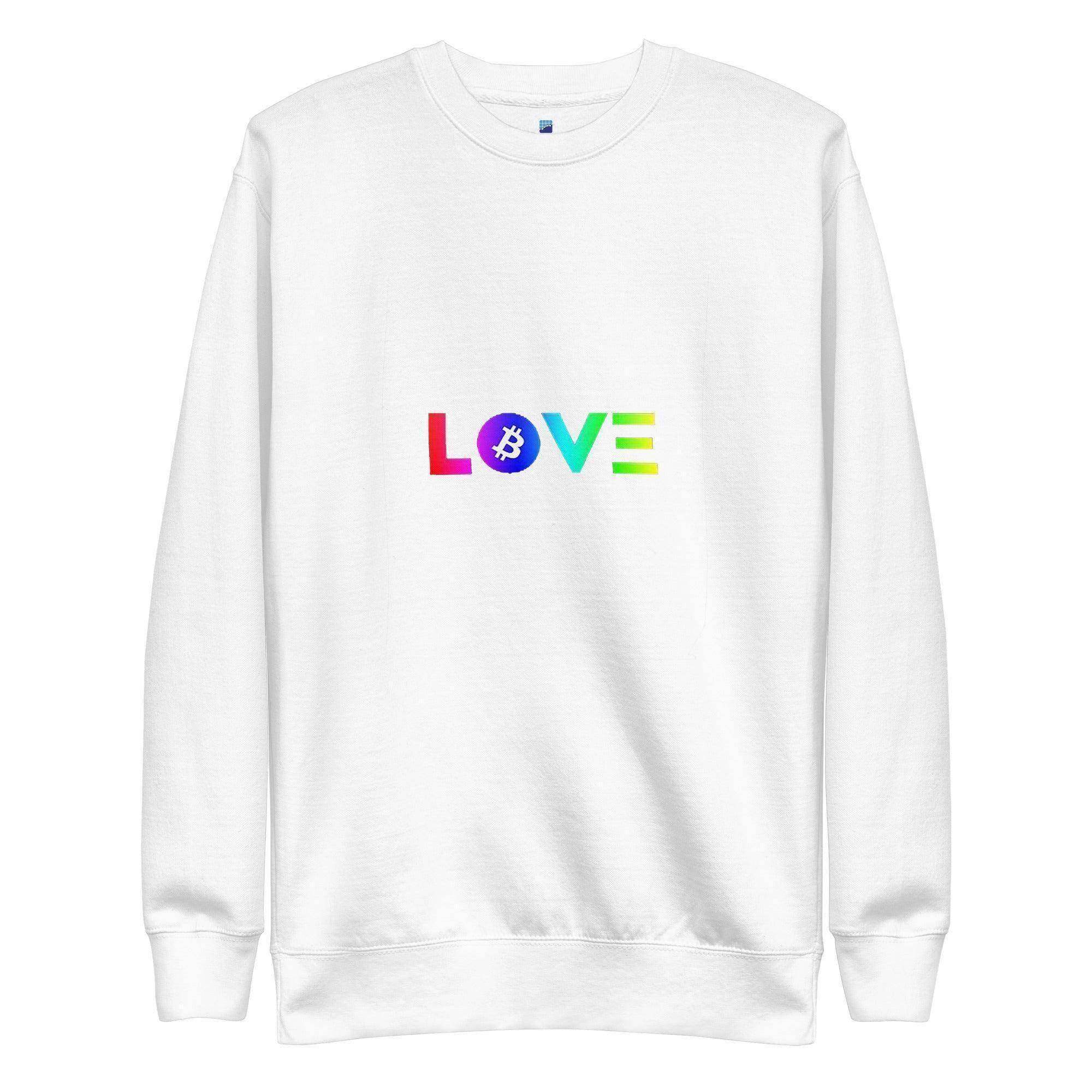 Bitcoin Love Sweatshirt - InvestmenTees