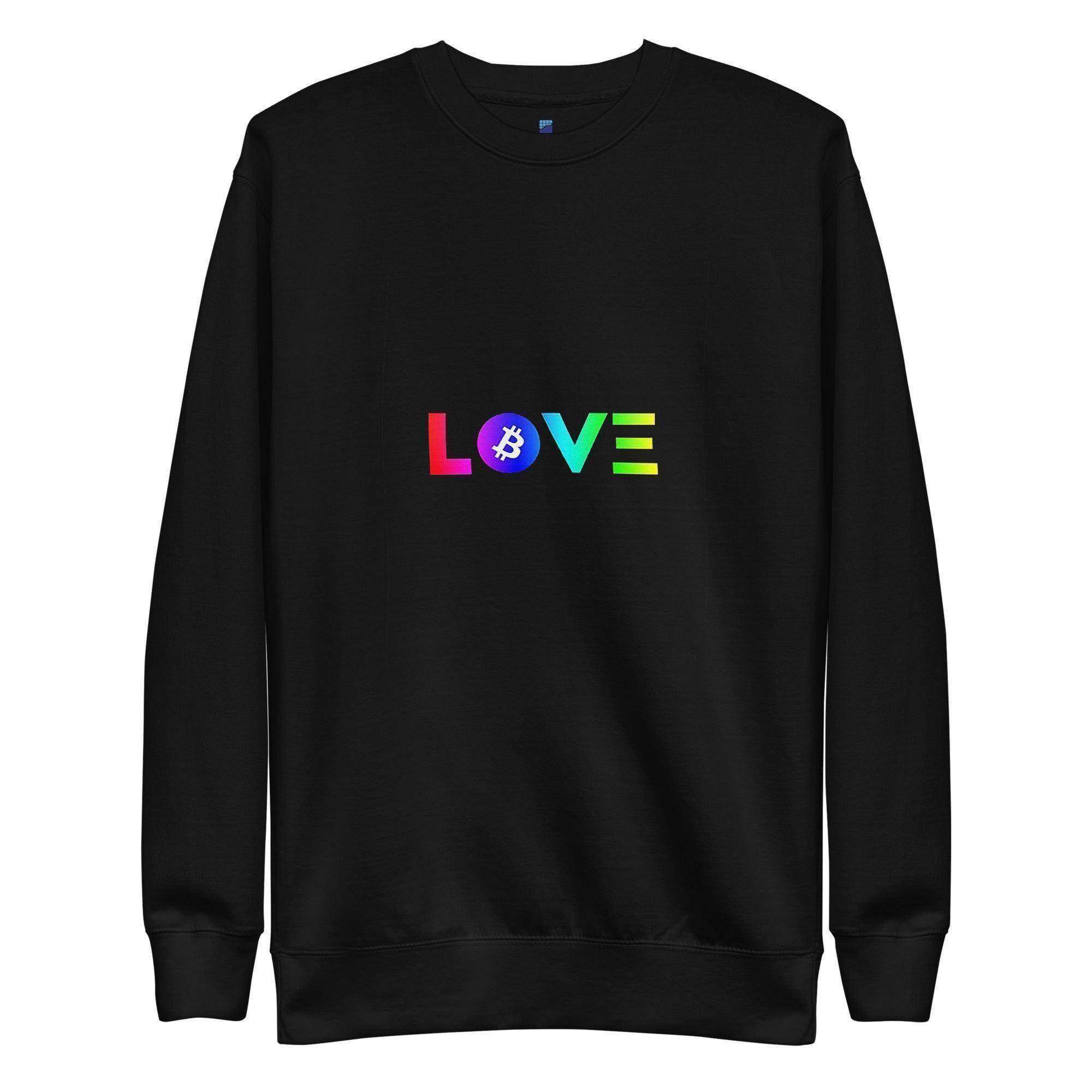 Bitcoin Love Sweatshirt - InvestmenTees
