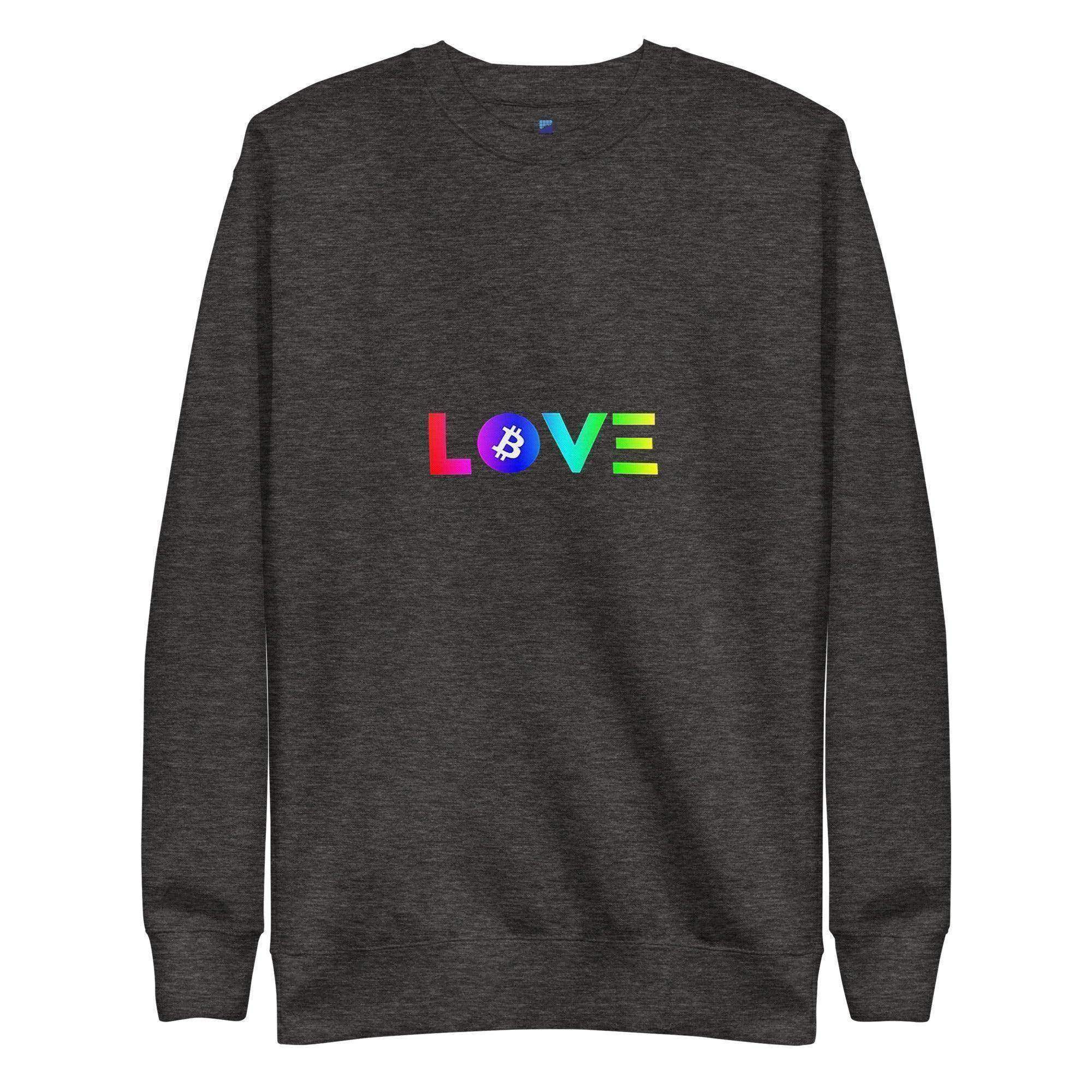 Bitcoin Love Sweatshirt - InvestmenTees