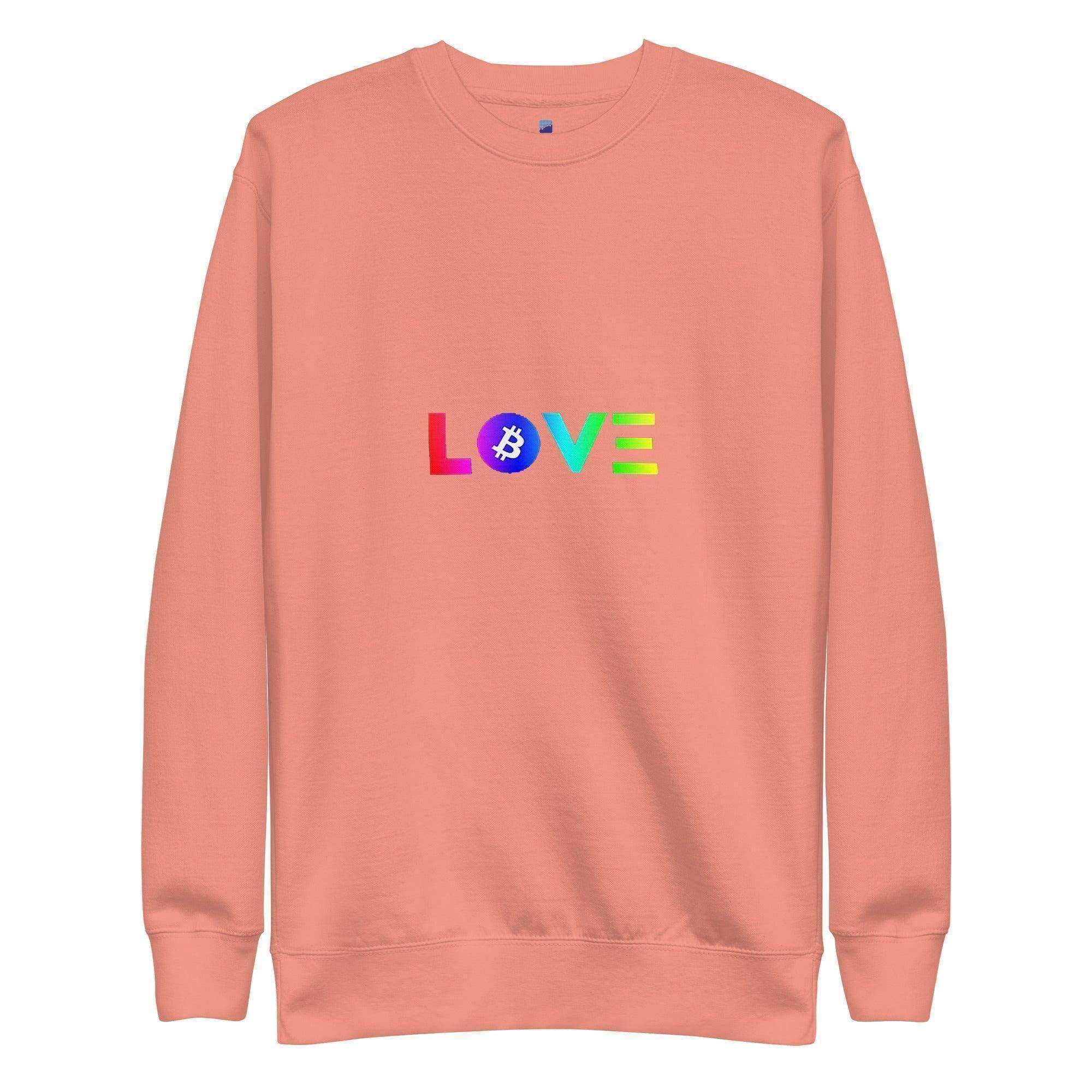 Bitcoin Love Sweatshirt - InvestmenTees