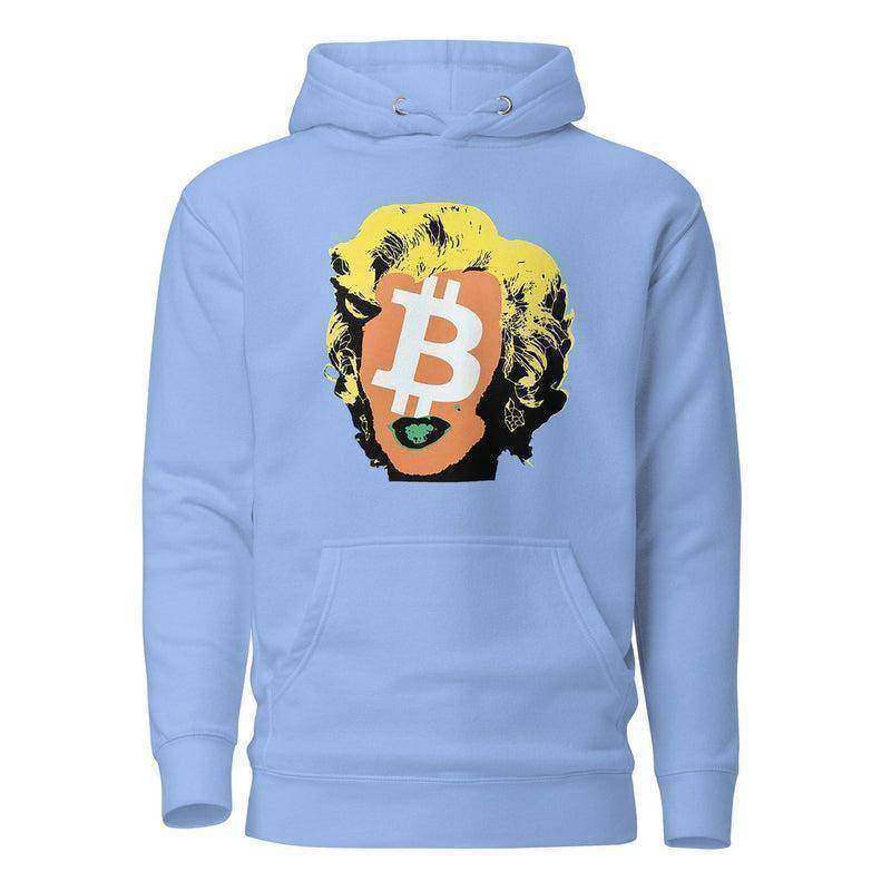 Bitcoin Marilyn Pullover Hoodie - InvestmenTees
