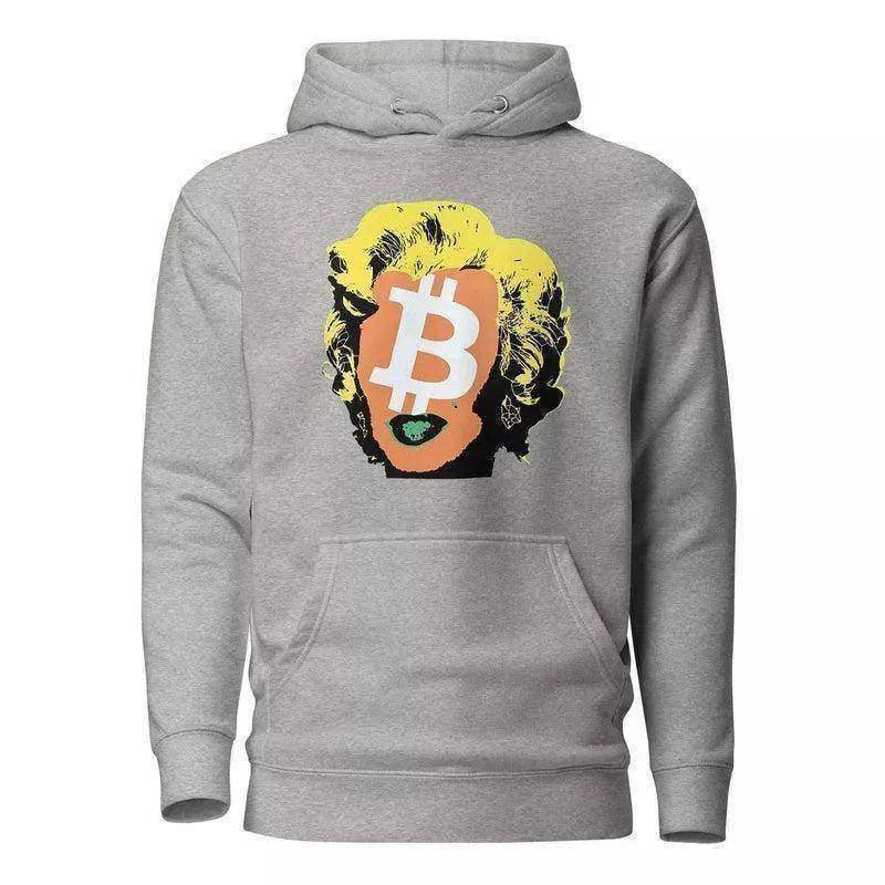 Bitcoin Marilyn Pullover Hoodie - InvestmenTees