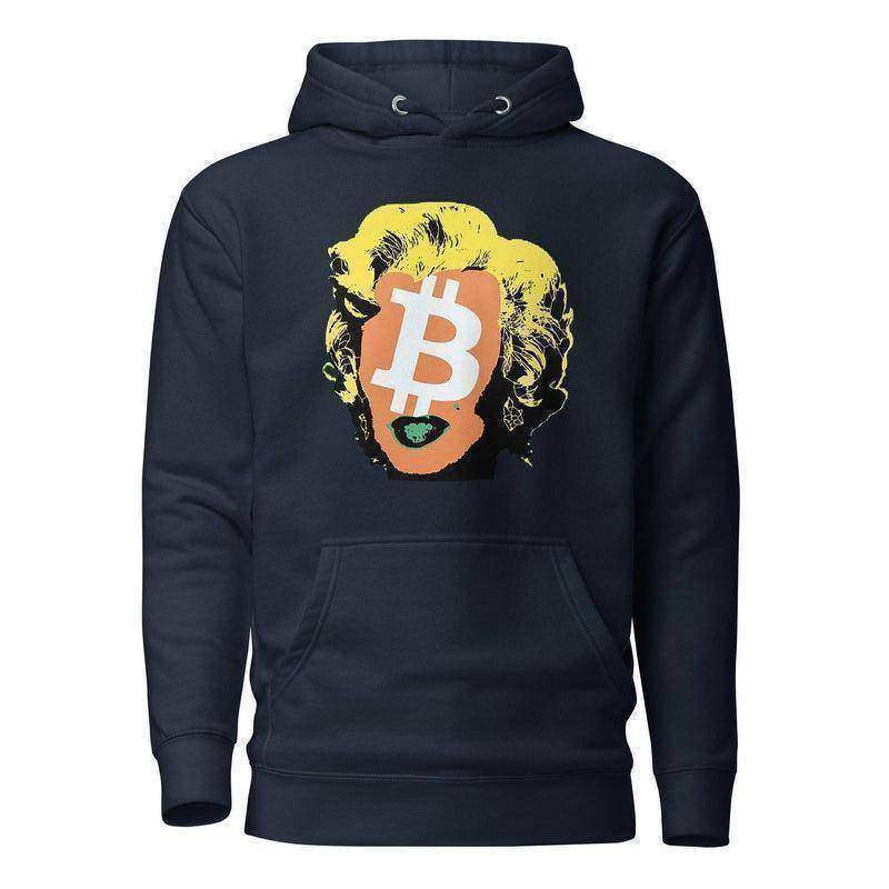 Bitcoin Marilyn Pullover Hoodie - InvestmenTees