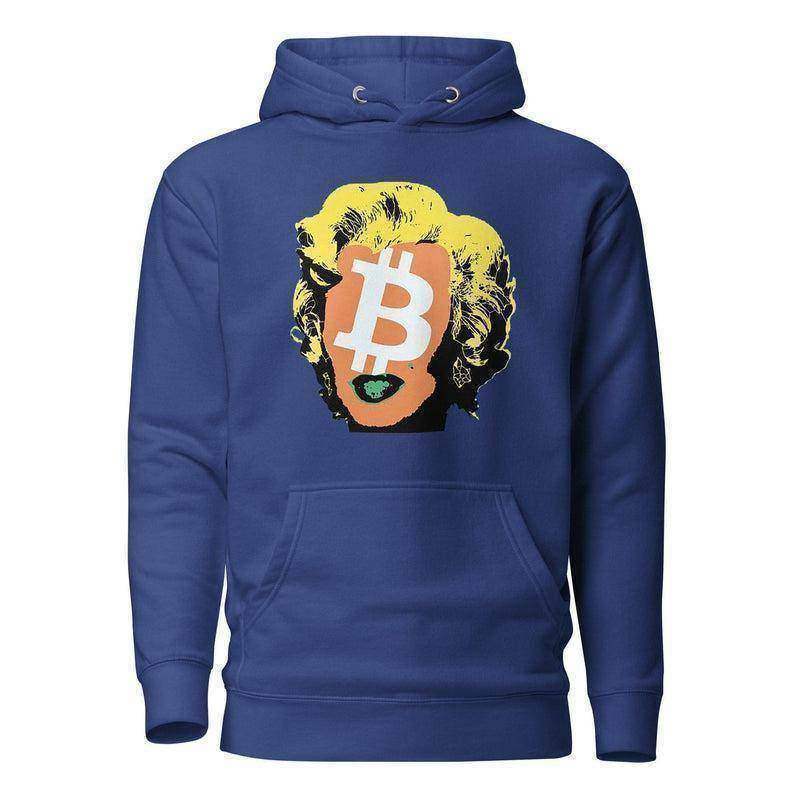 Bitcoin Marilyn Pullover Hoodie - InvestmenTees