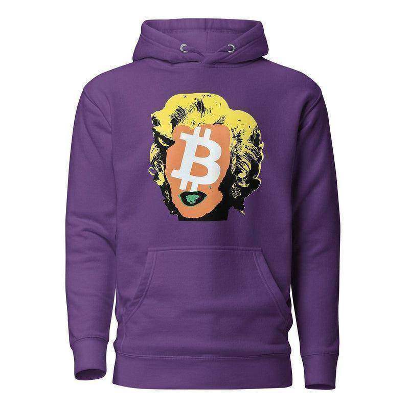 Bitcoin Marilyn Pullover Hoodie - InvestmenTees