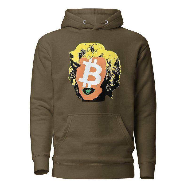 Bitcoin Marilyn Pullover Hoodie - InvestmenTees