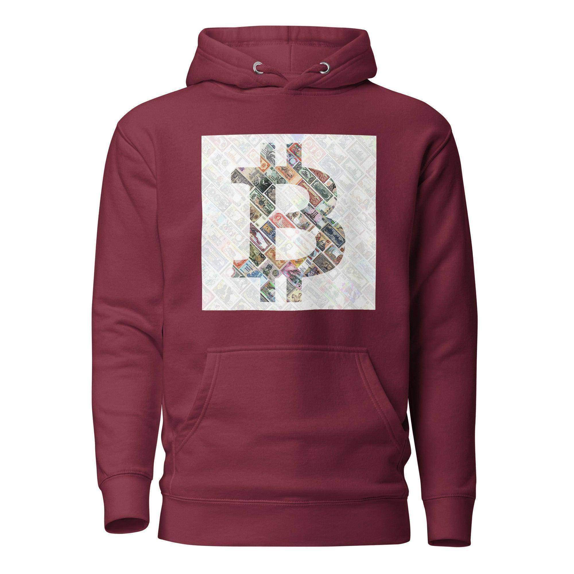Bitcoin Mosiac Pullover Hoodie - InvestmenTees