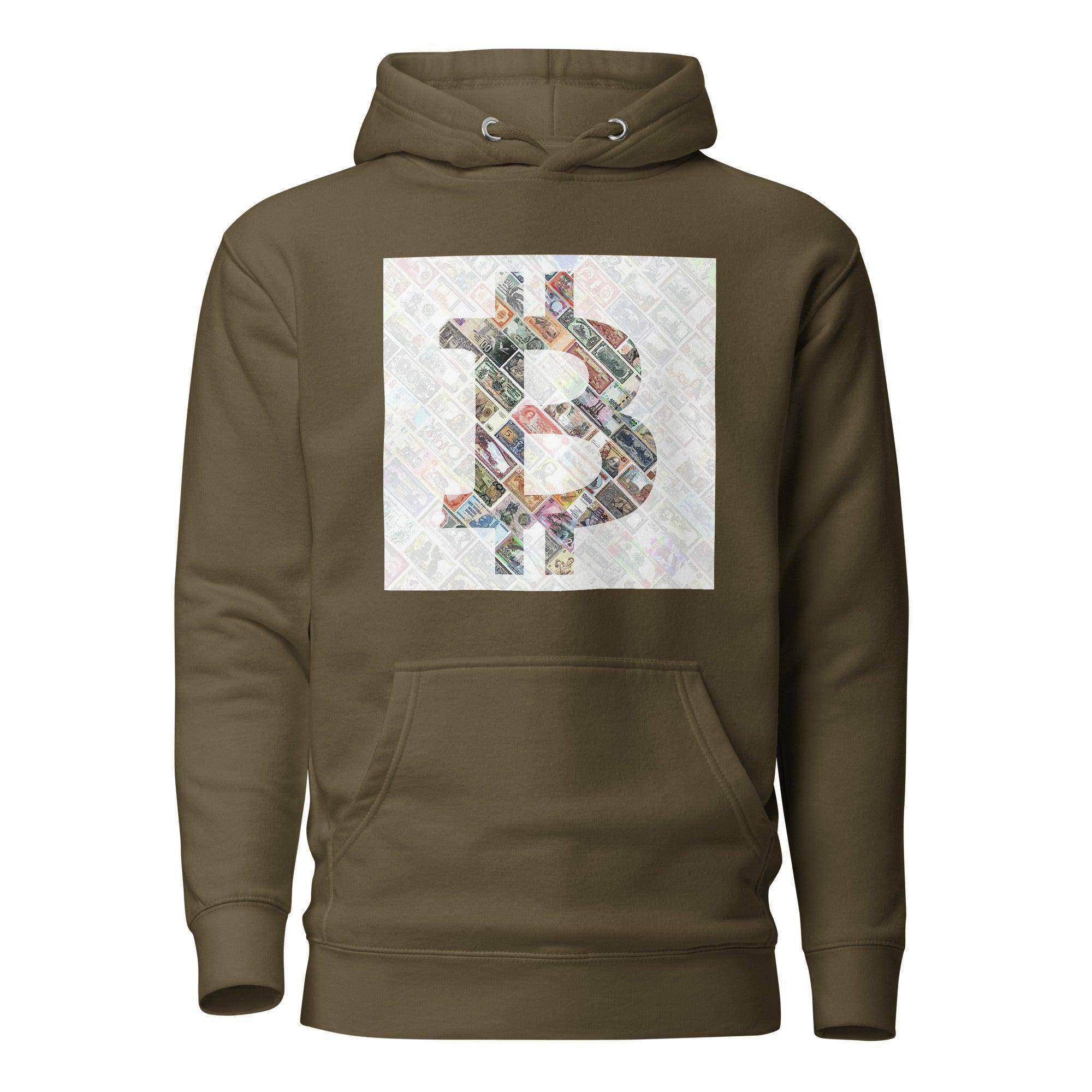 Bitcoin Mosiac Pullover Hoodie - InvestmenTees