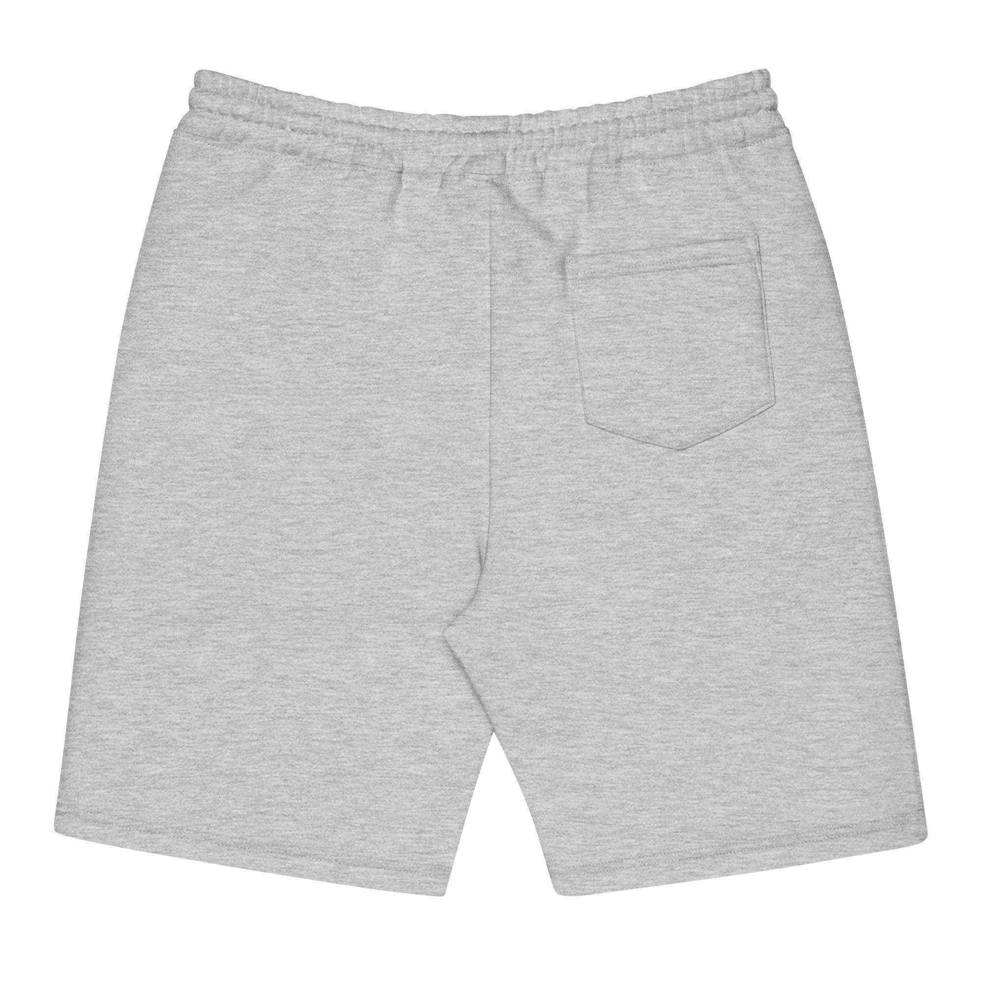 Bitcoin Mustache Face Fleece Shorts - InvestmenTees