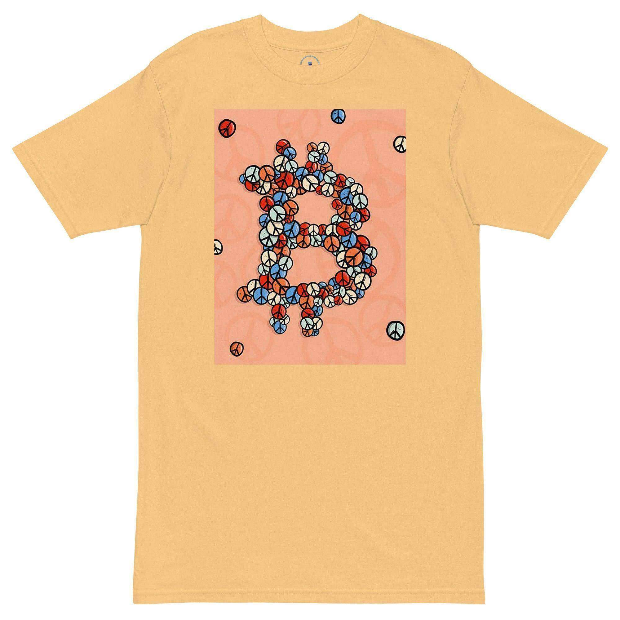 Bitcoin Peace Art T-Shirt - InvestmenTees