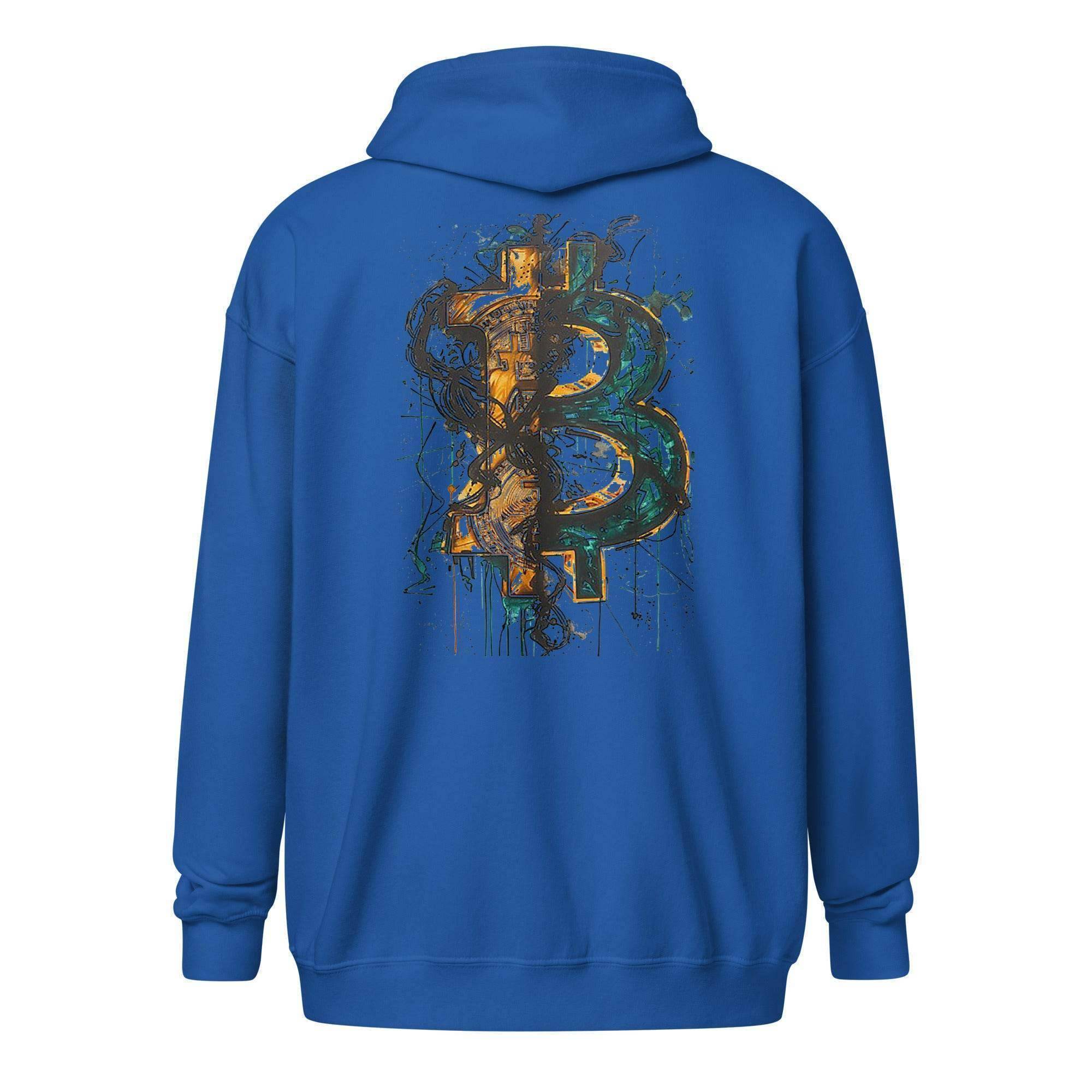 Bitcoin Roots Zip Up Hoodie - InvestmenTees