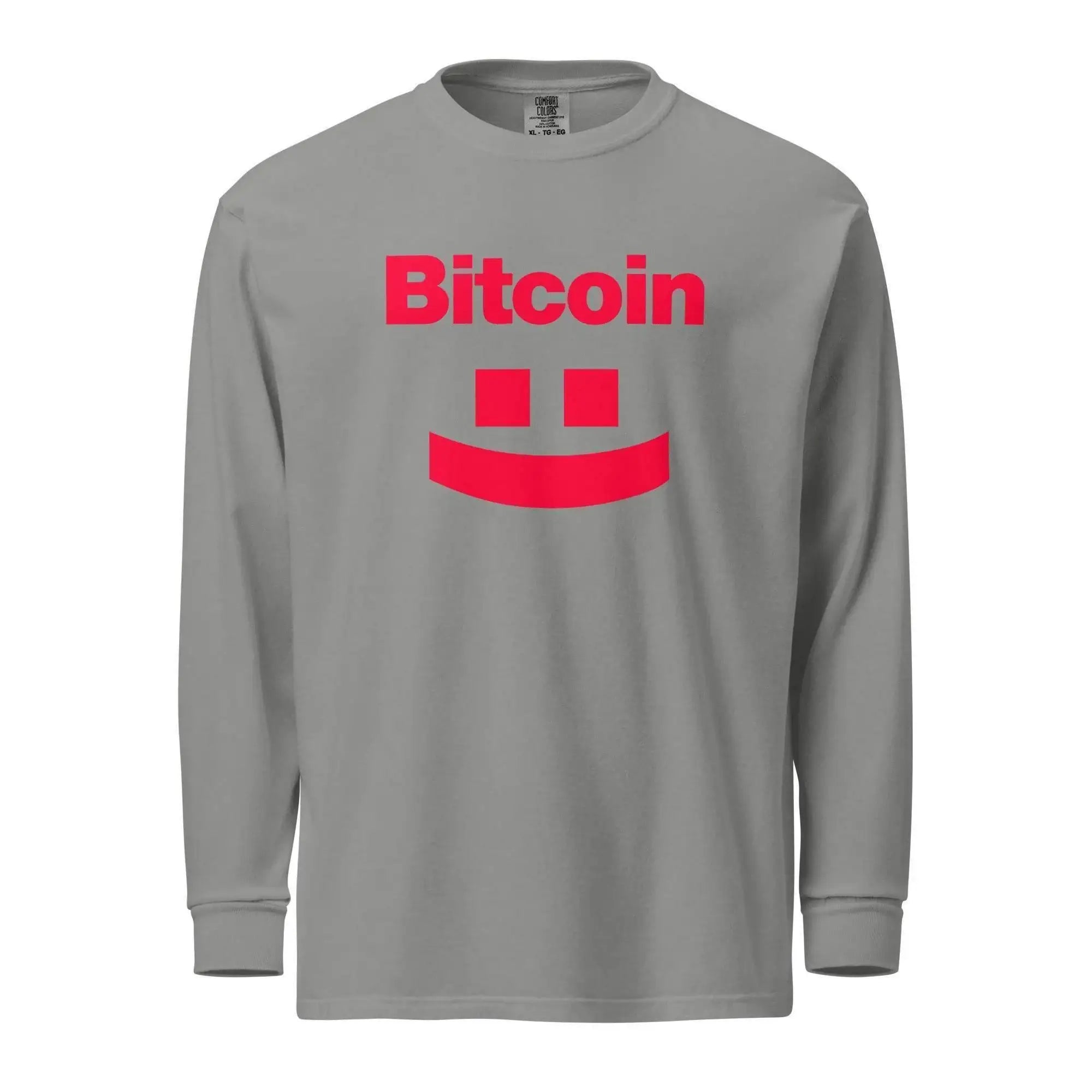 Bitcoin Smile Long Sleeve T-Shirt - InvestmenTees