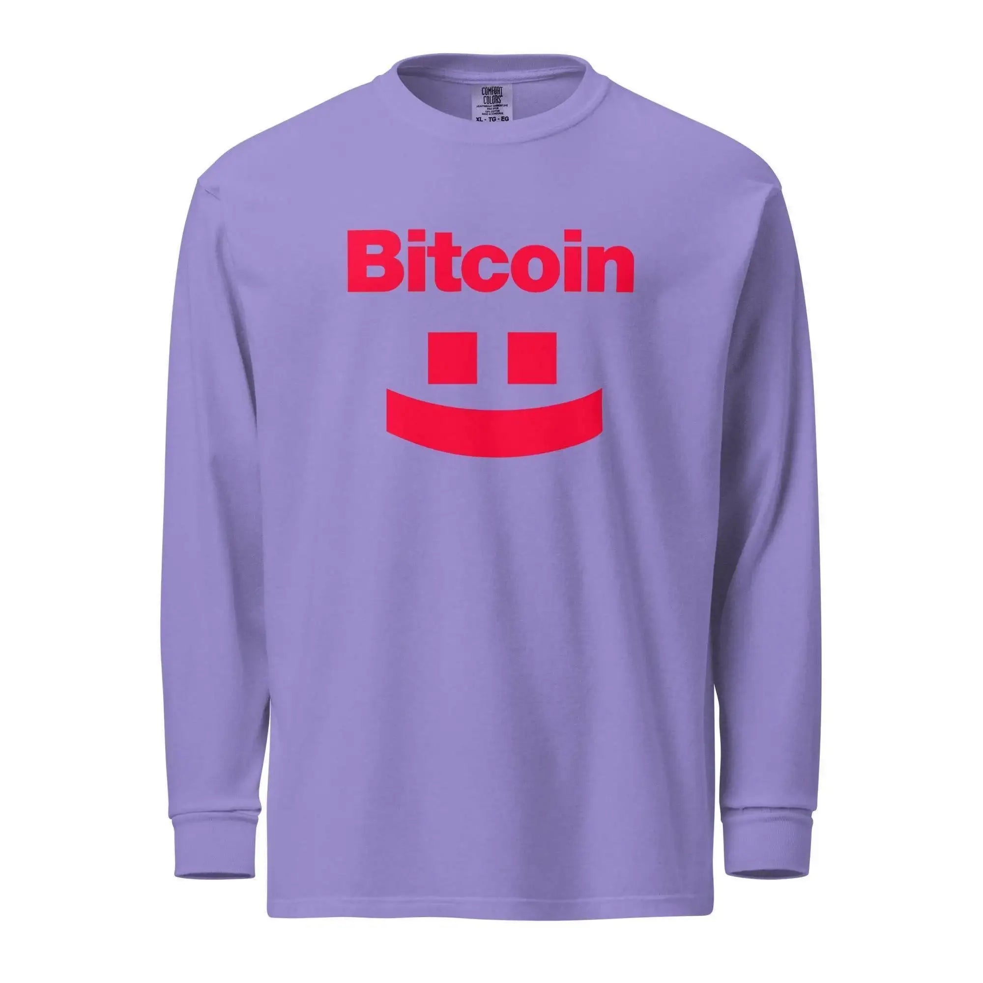 Bitcoin Smile Long Sleeve T-Shirt - InvestmenTees