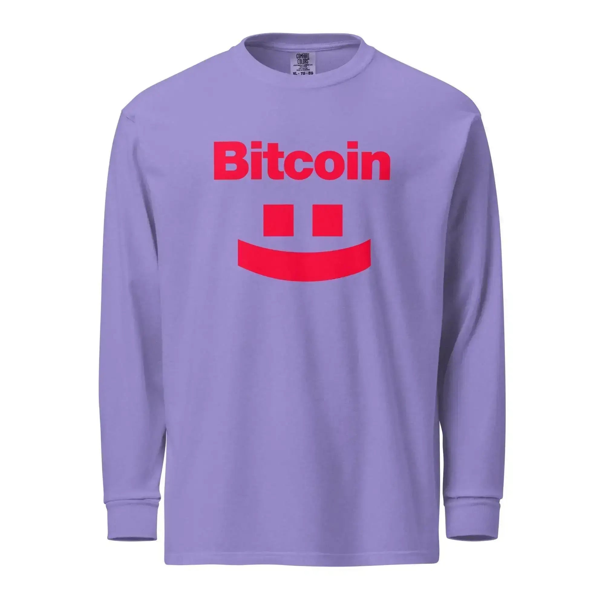 Bitcoin Smile Long Sleeve T-Shirt - InvestmenTees