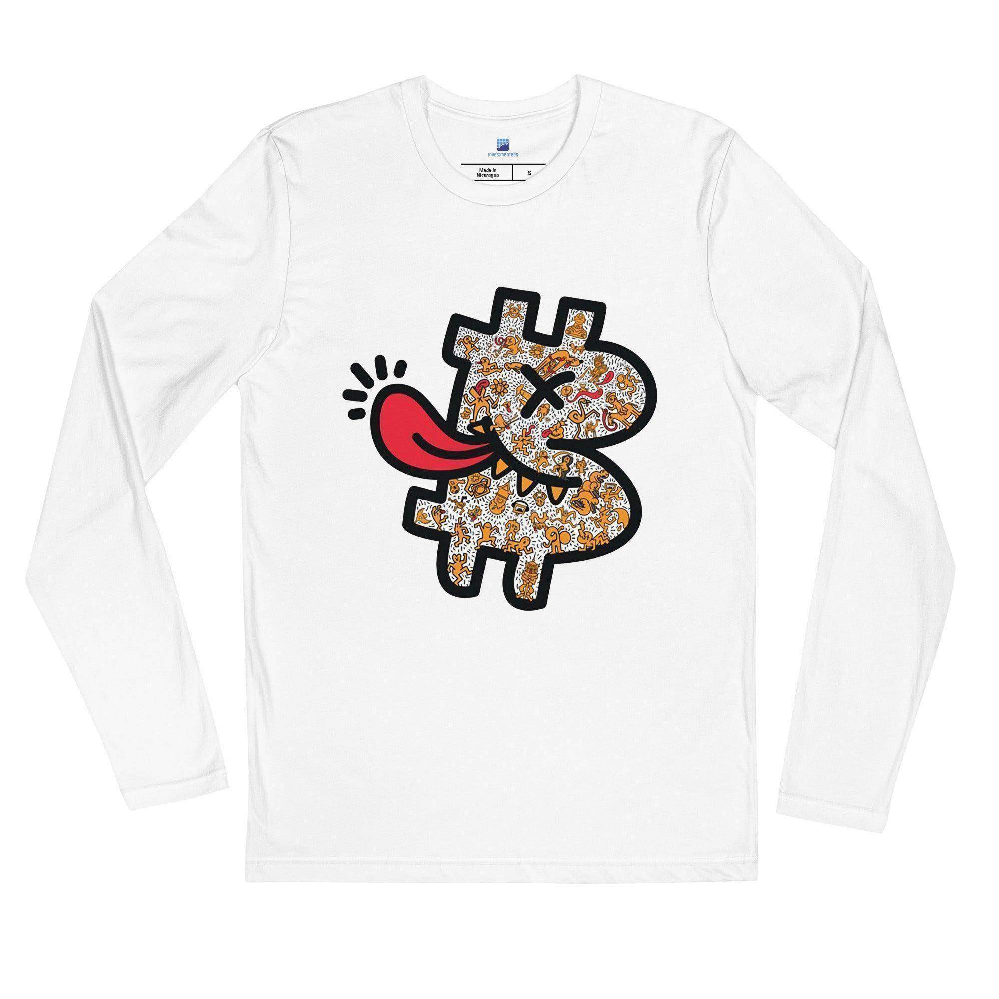 Bitcoin Spitting Long Sleeve T-Shirt - InvestmenTees