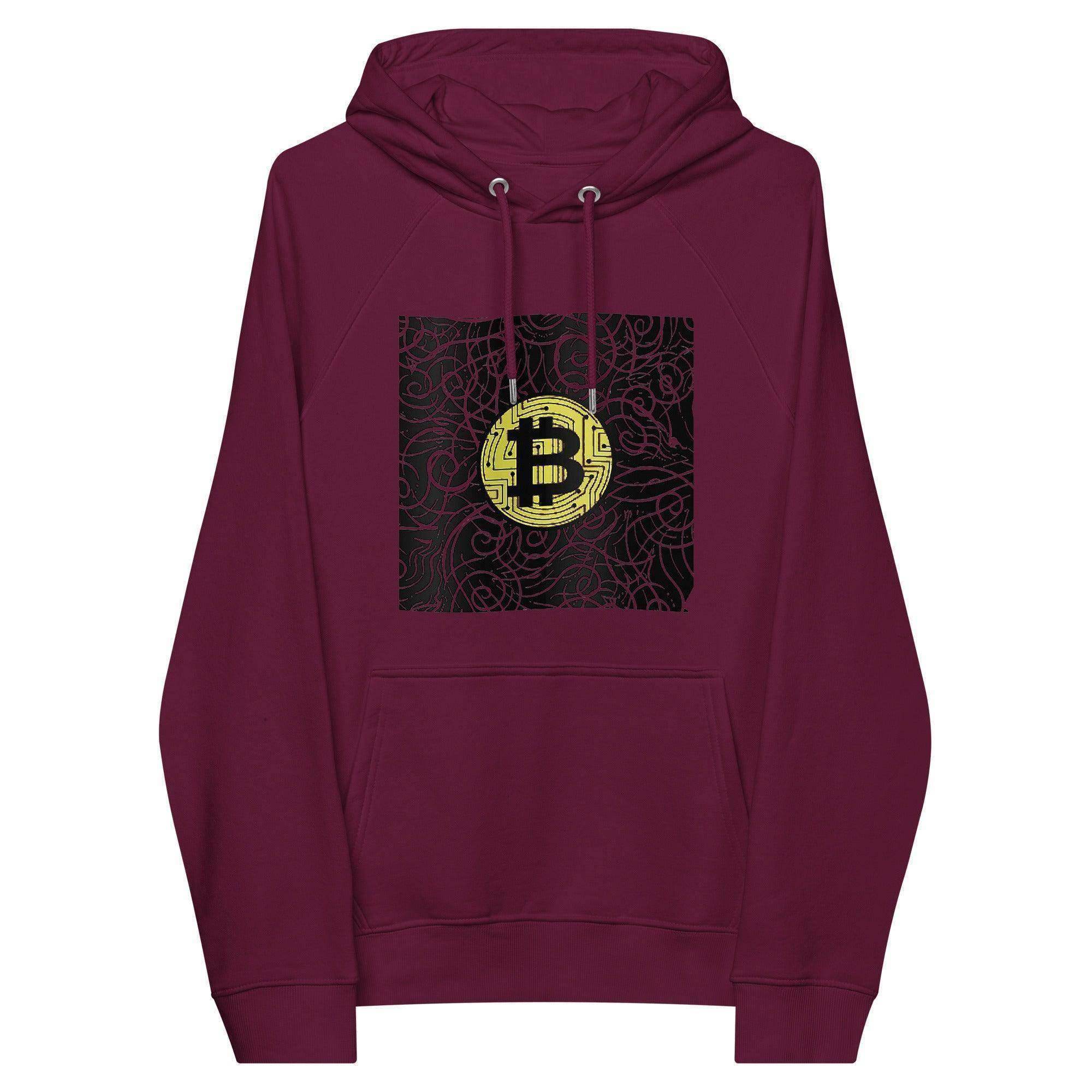 Bitcoin Swirls Pullover Hoodie - InvestmenTees