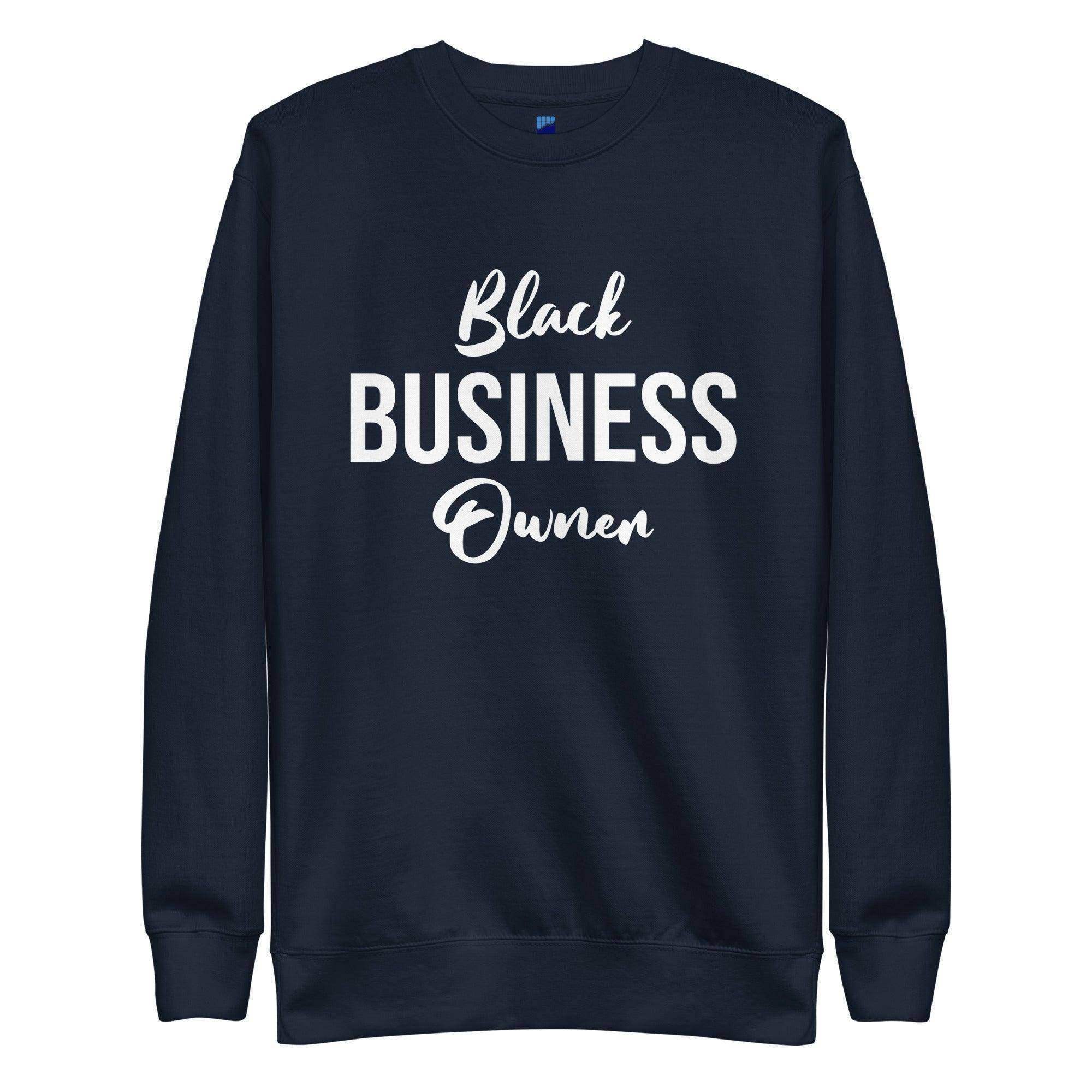 Black Business Owner Sweatshirt - InvestmenTees