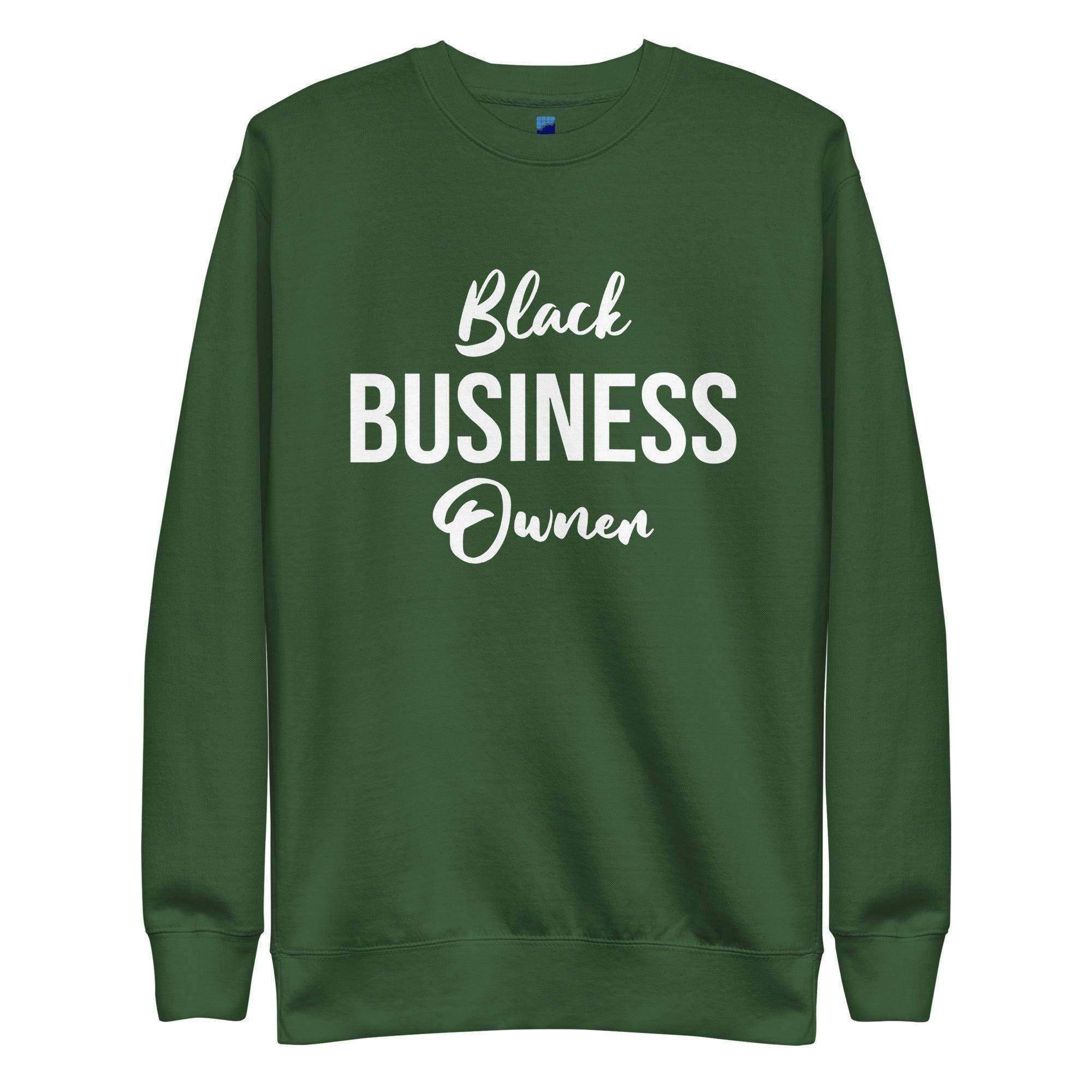 Black Business Owner Sweatshirt - InvestmenTees