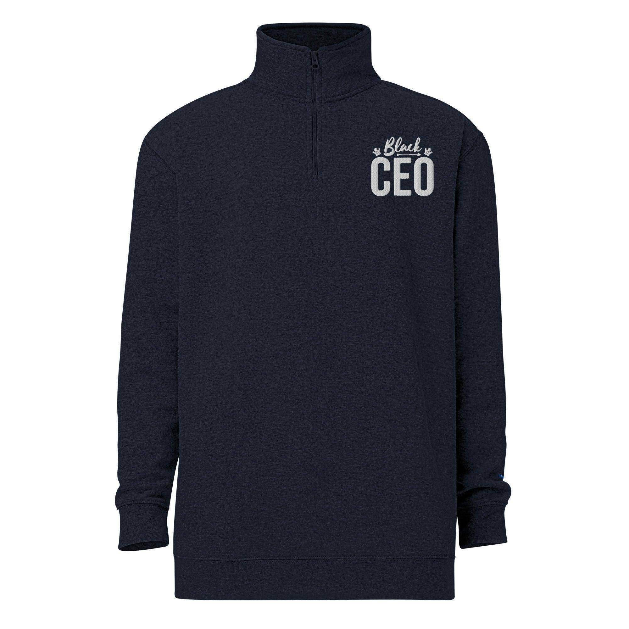 Black CEO Fleece Pullover - InvestmenTees
