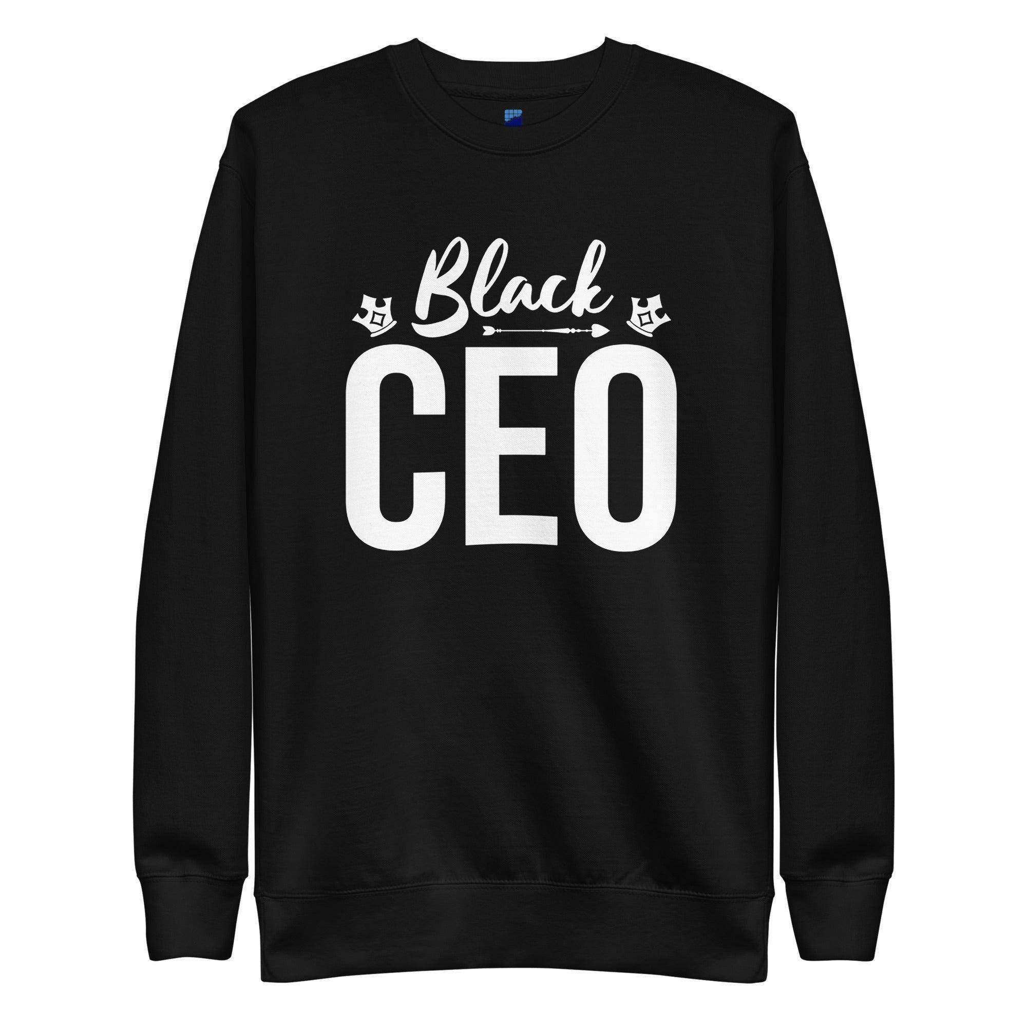 Black CEO Sweatshirt - InvestmenTees