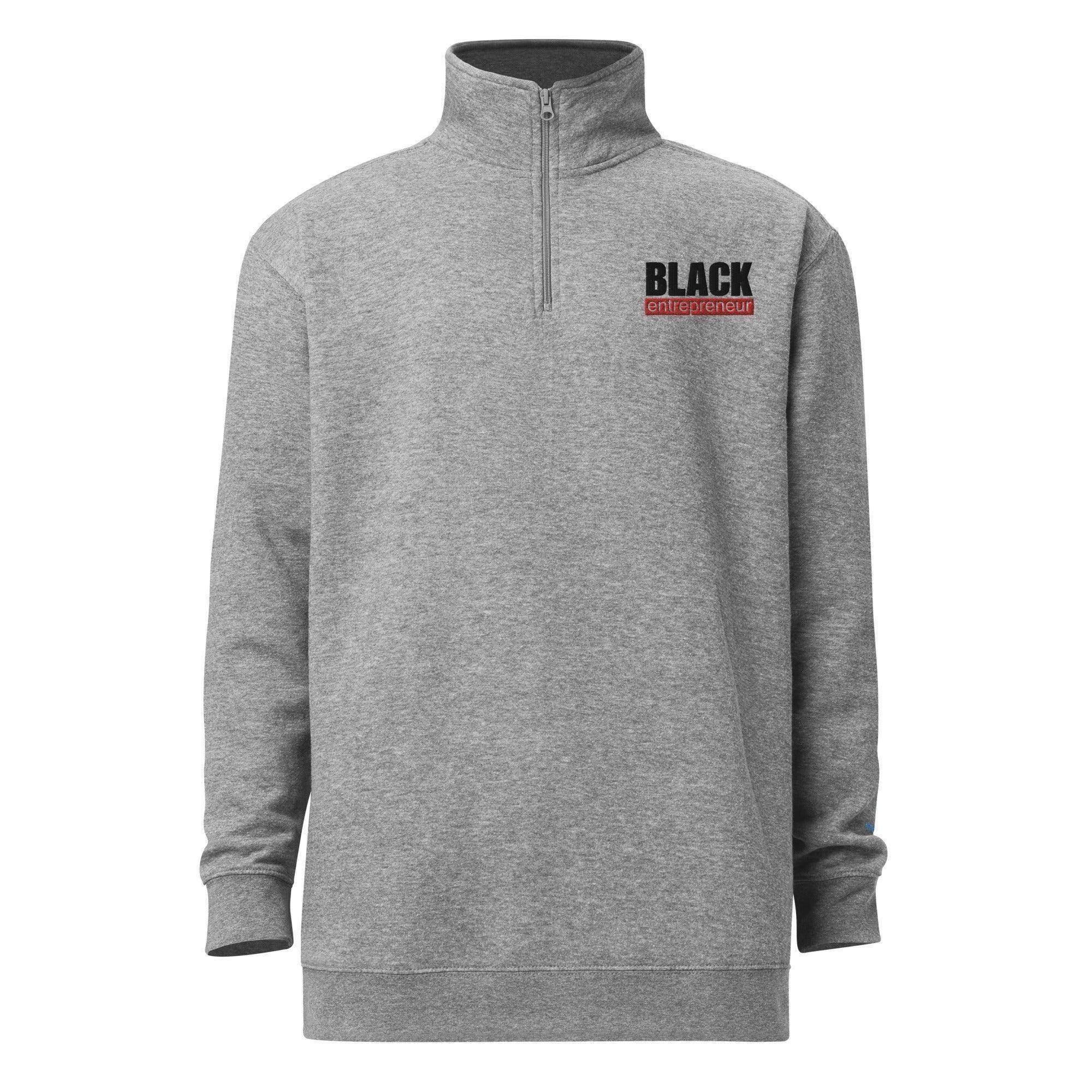 Black Entrepreneur Fleece Pullover - InvestmenTees