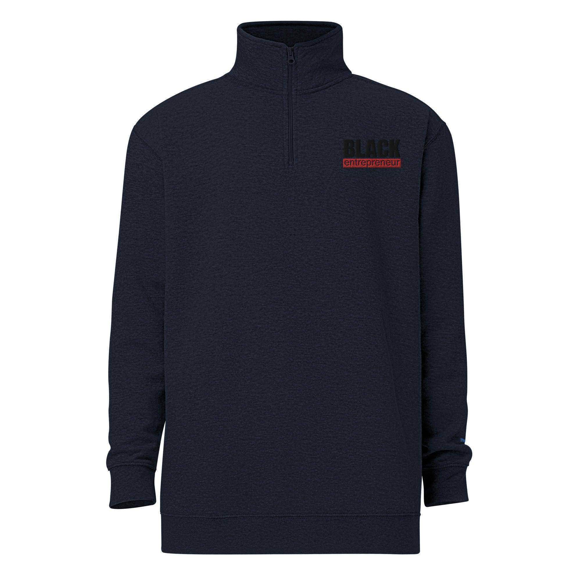 Black Entrepreneur Fleece Pullover - InvestmenTees