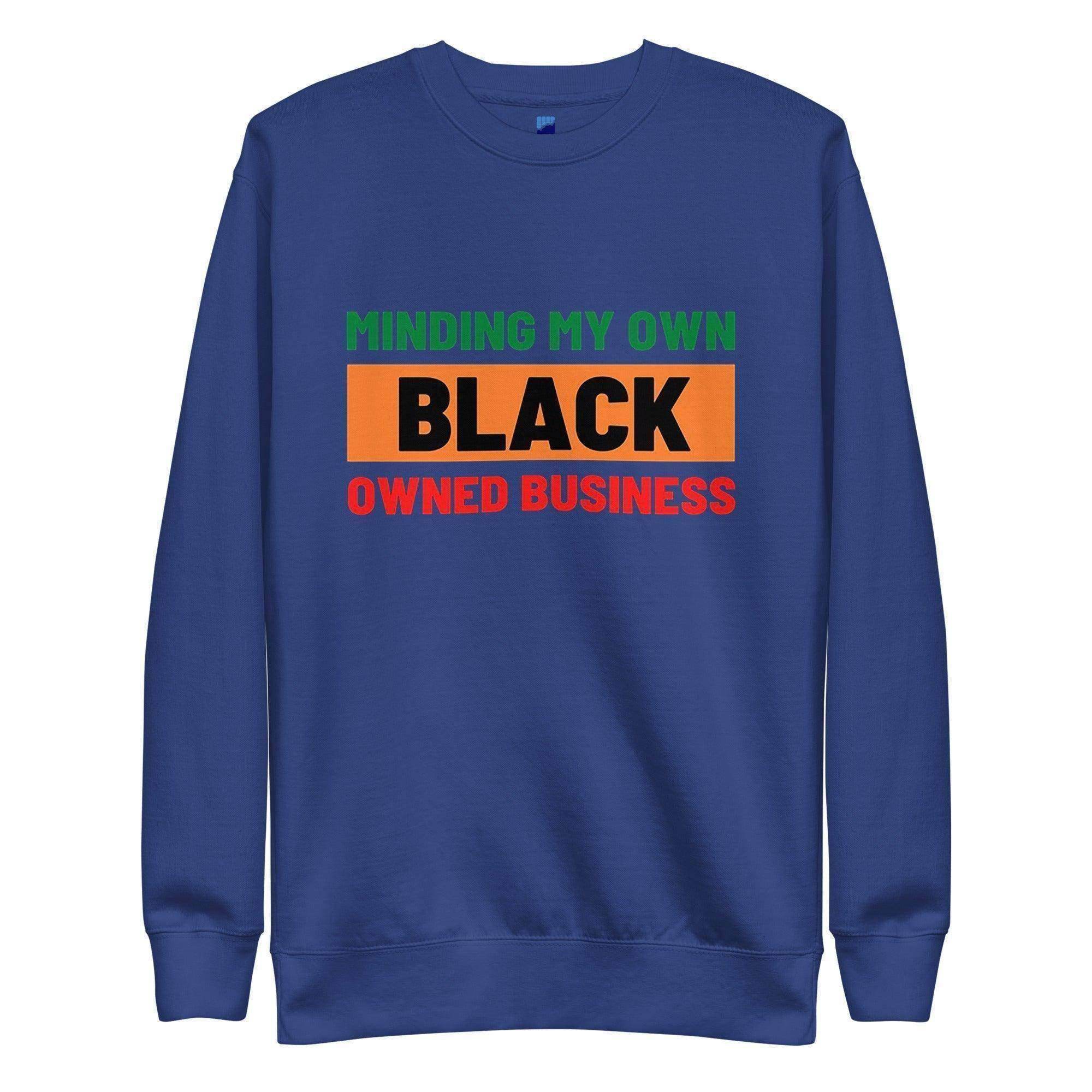 Black Owned Business Sweatshirt - InvestmenTees