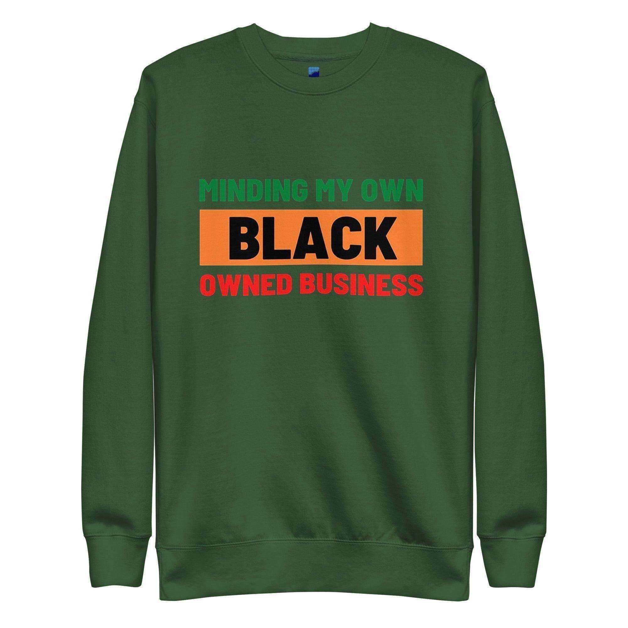 Black Owned Business Sweatshirt - InvestmenTees
