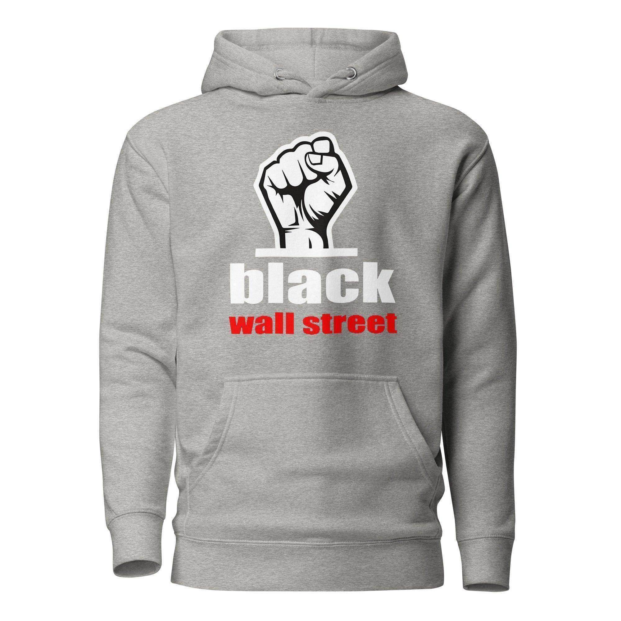 Black Wall Street Fist Pullover Hoodie - InvestmenTees