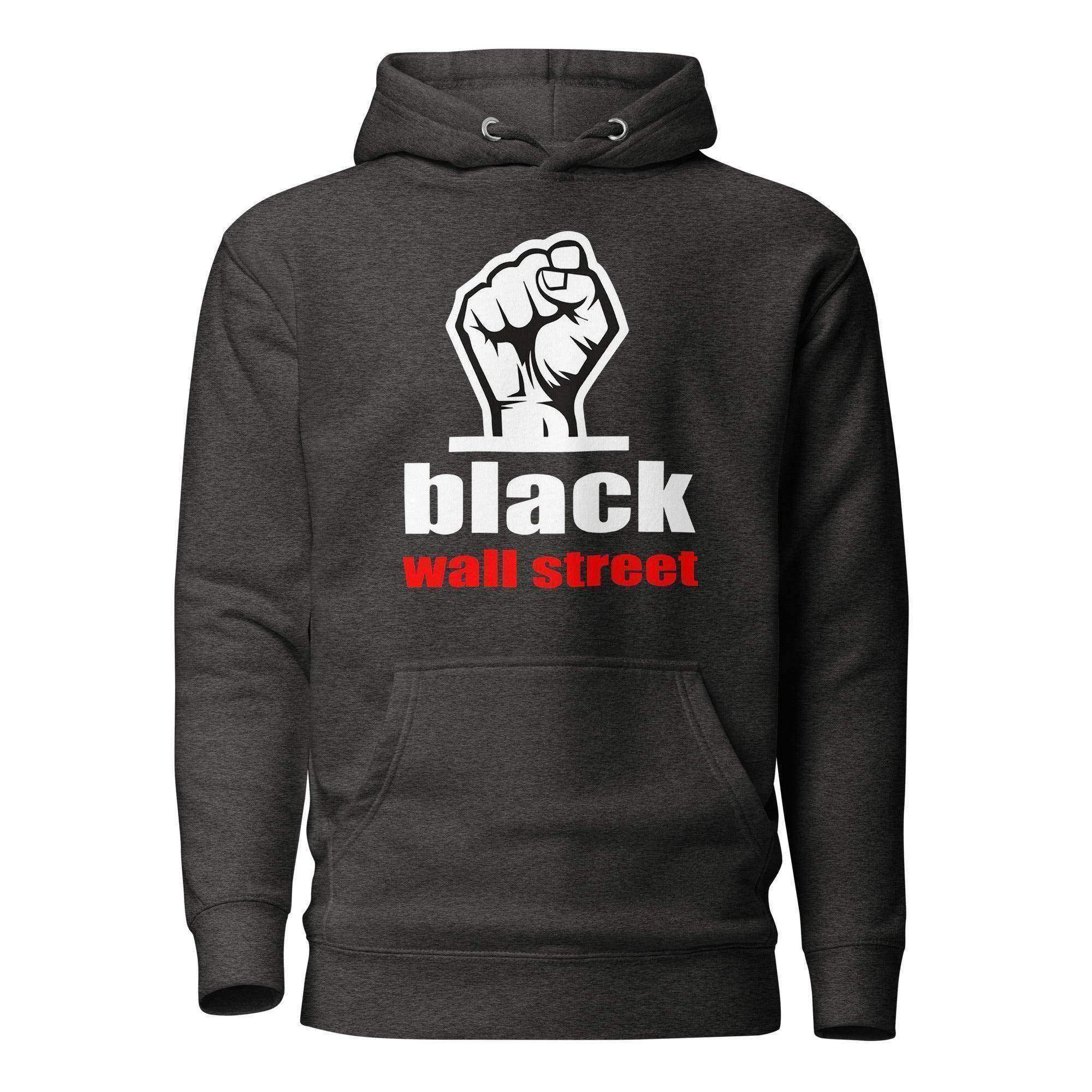 Black Wall Street Fist Pullover Hoodie - InvestmenTees