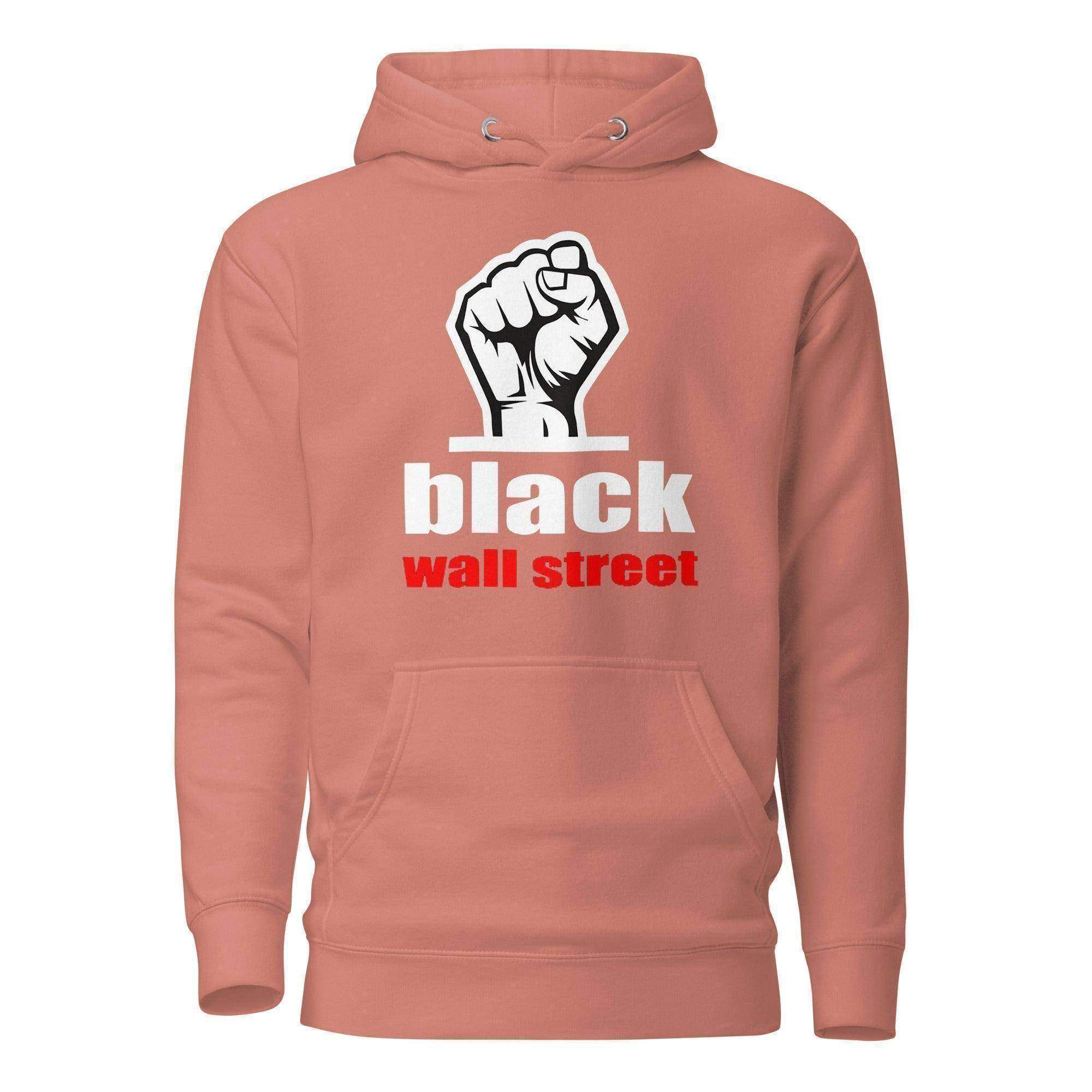 Black Wall Street Fist Pullover Hoodie - InvestmenTees
