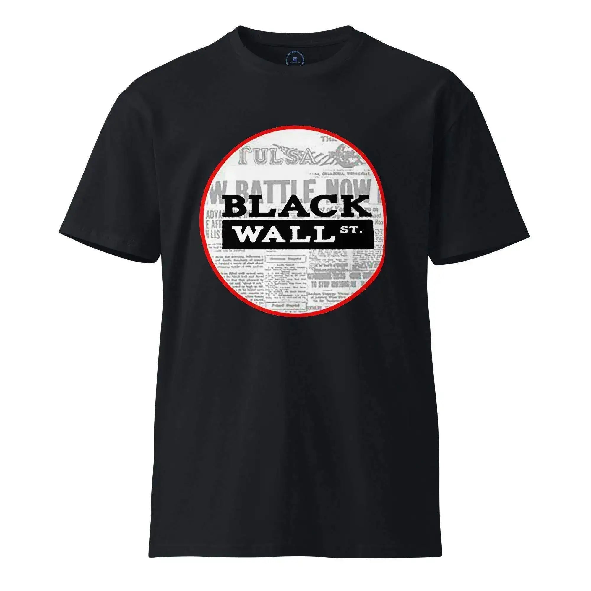 Black Wall Street News T-Shirt - InvestmenTees
