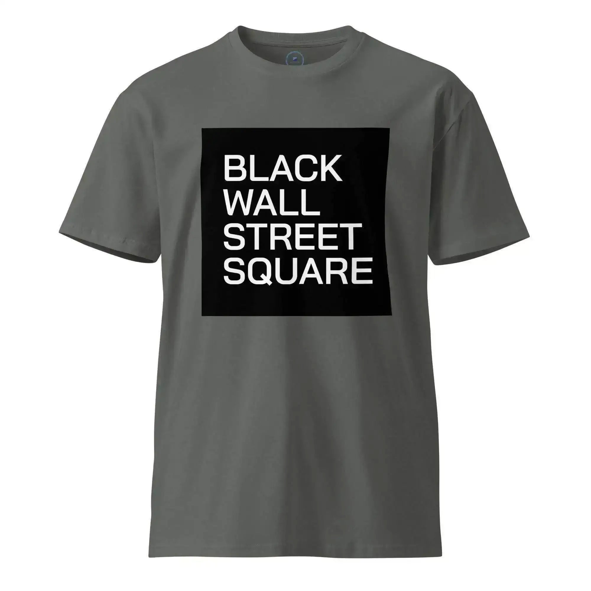 Black Wall Street Square T-Shirt - InvestmenTees