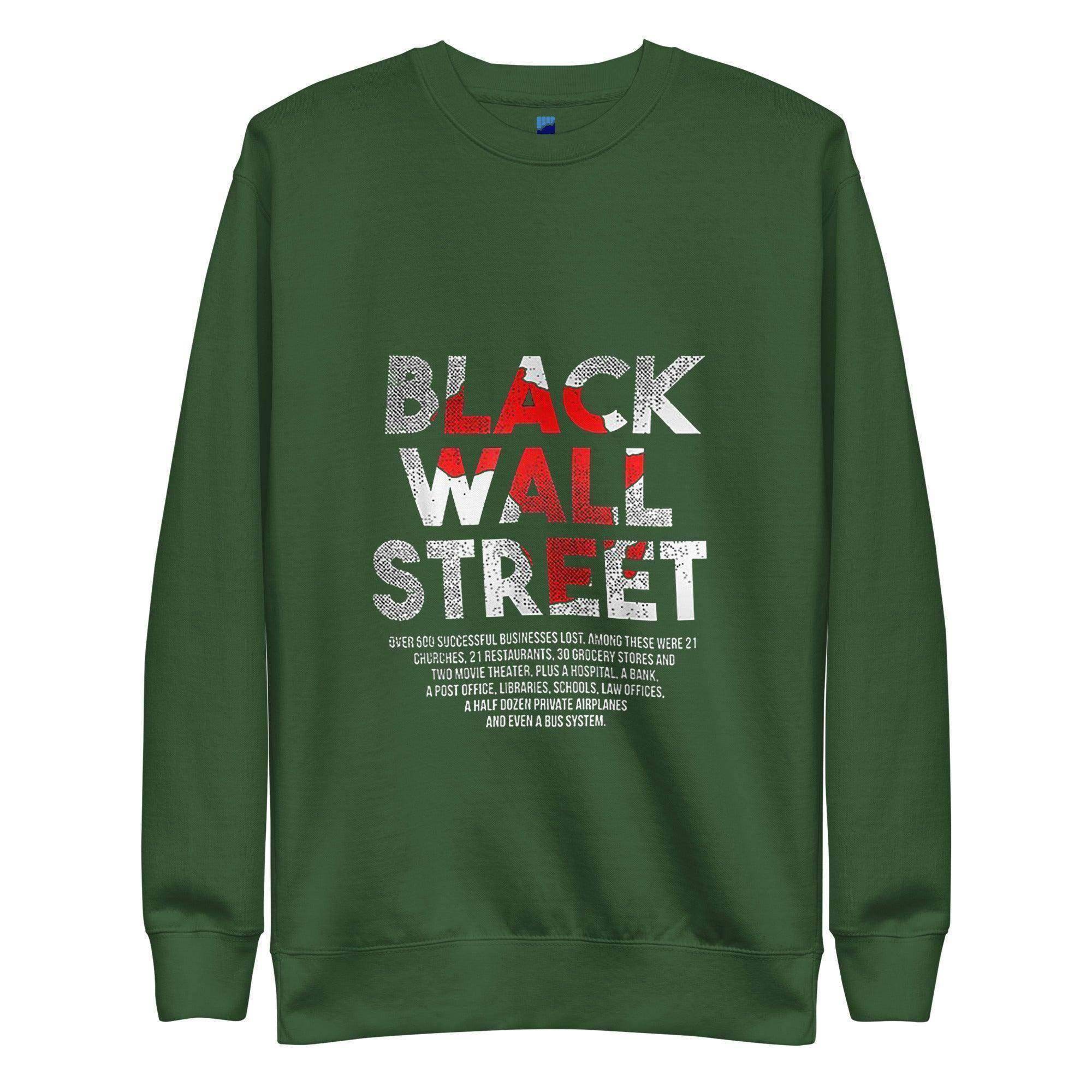 Black Wall Street Sweatshirt - InvestmenTees