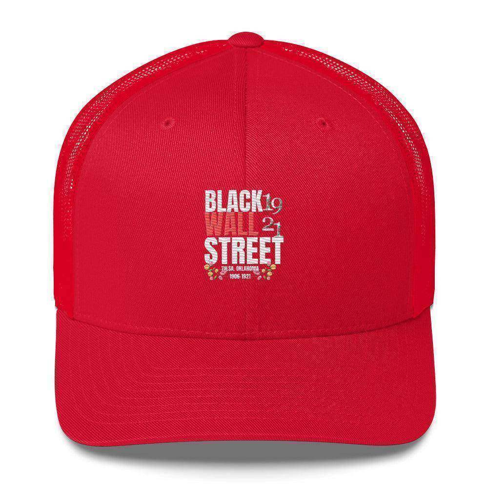 Black Wall Street Trucker Cap - InvestmenTees