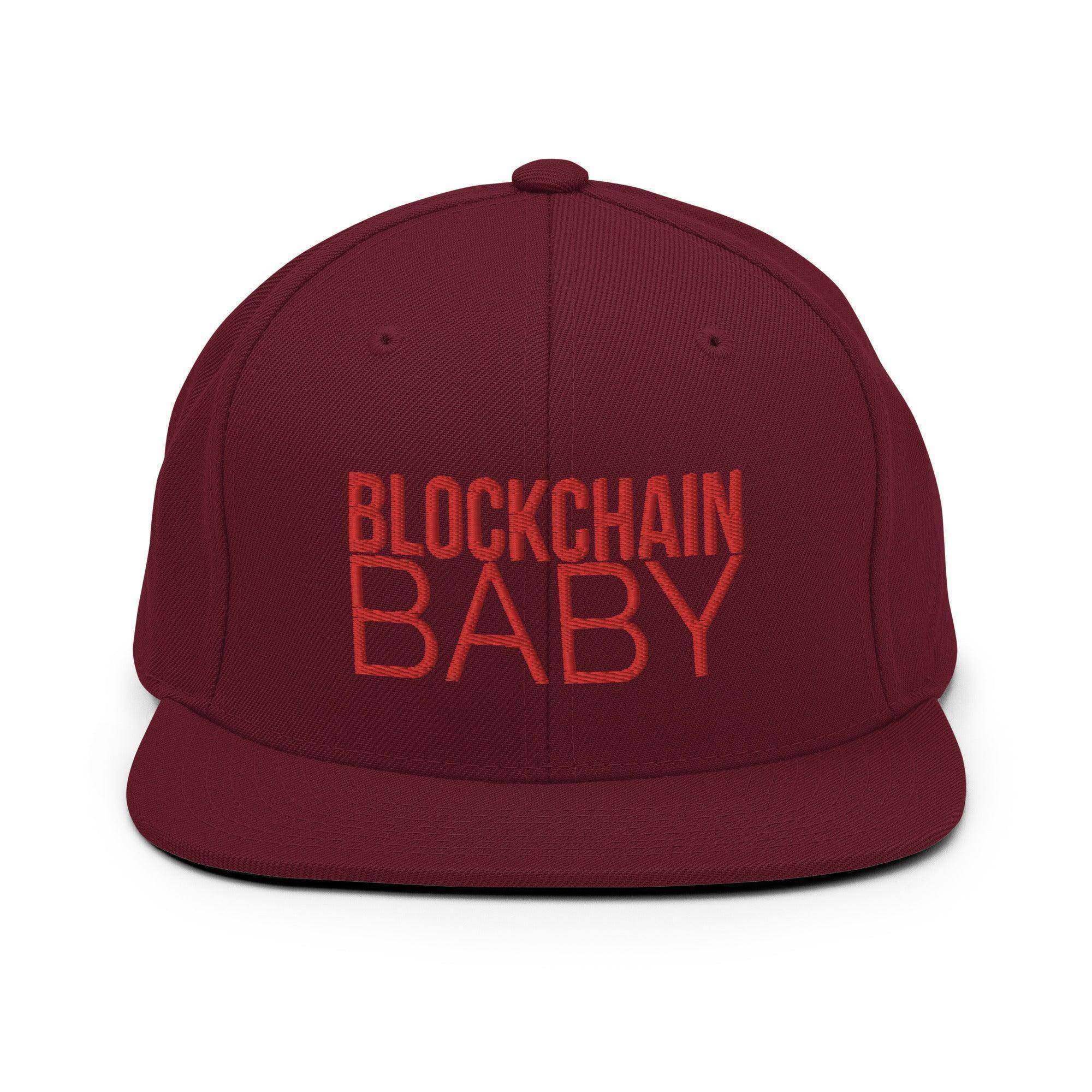 Blockchain Baby Snapback Hat - InvestmenTees