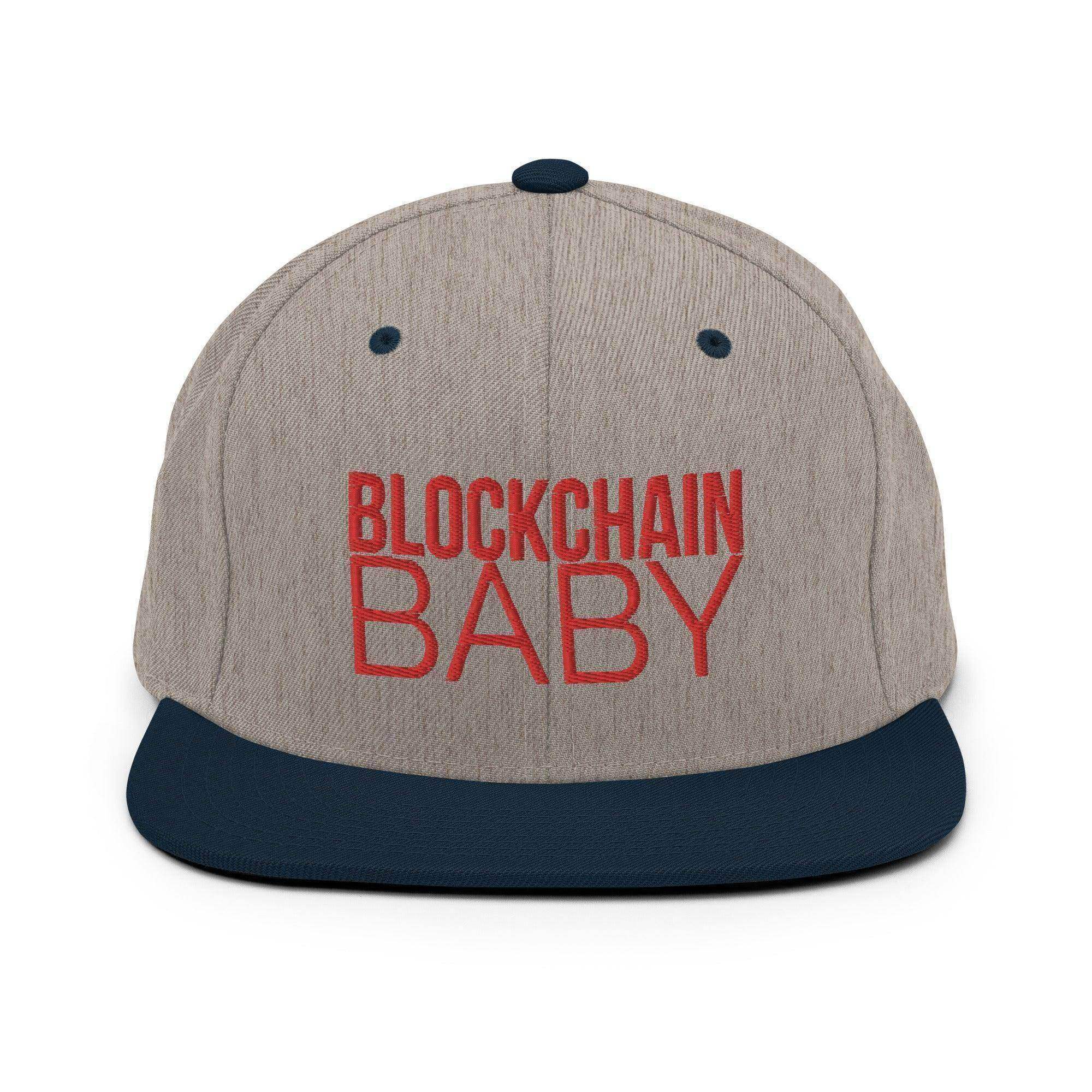 Blockchain Baby Snapback Hat - InvestmenTees