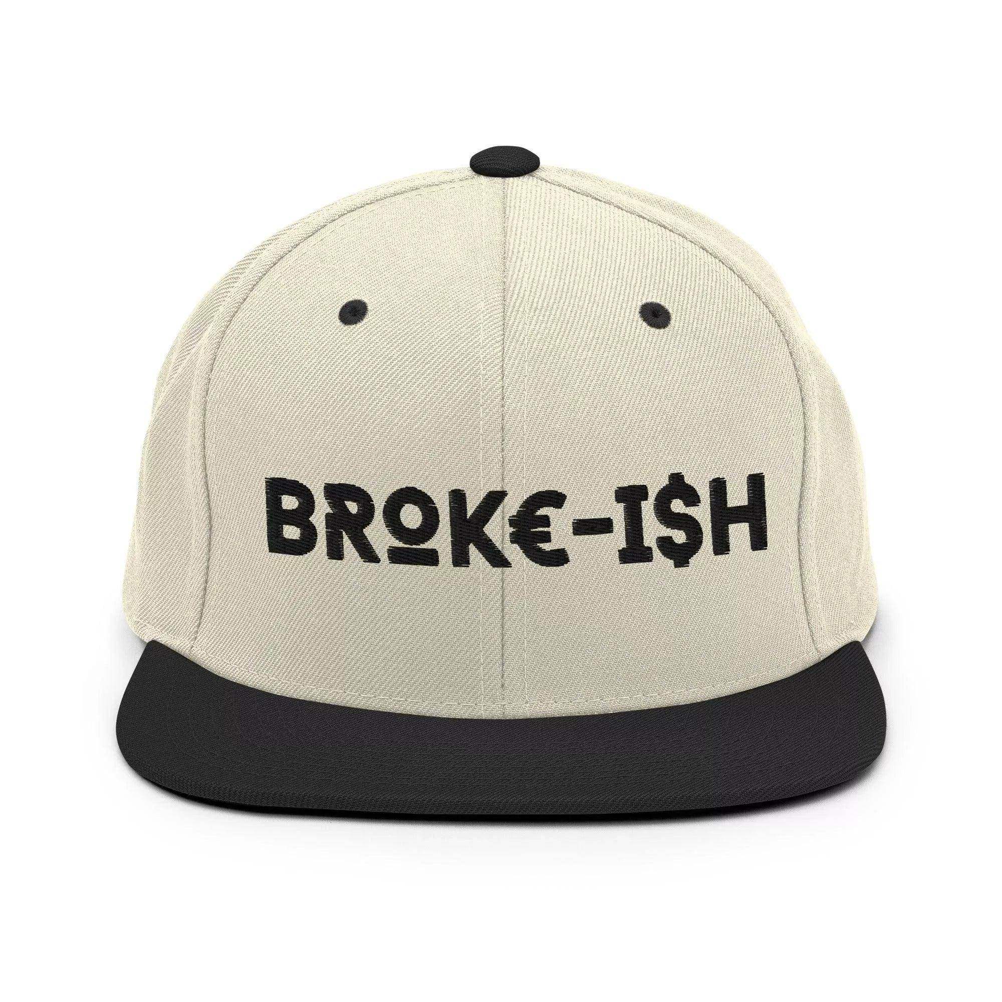 Broke-Ish Snapback Hat - InvestmenTees