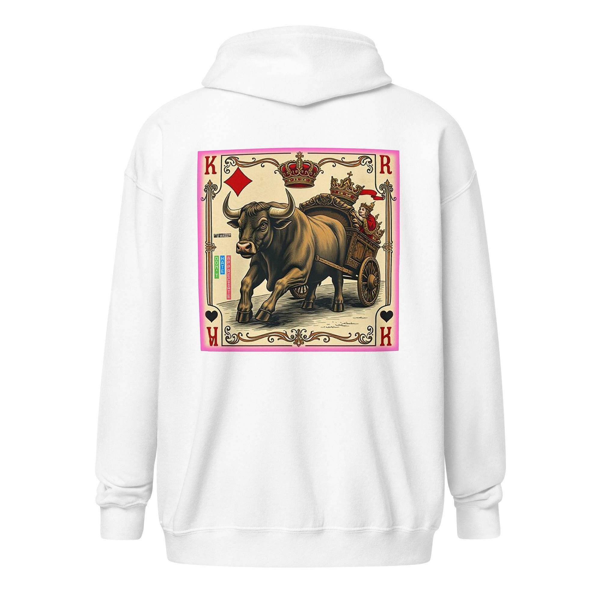 Bullish King Zip Up Hoodie - InvestmenTees