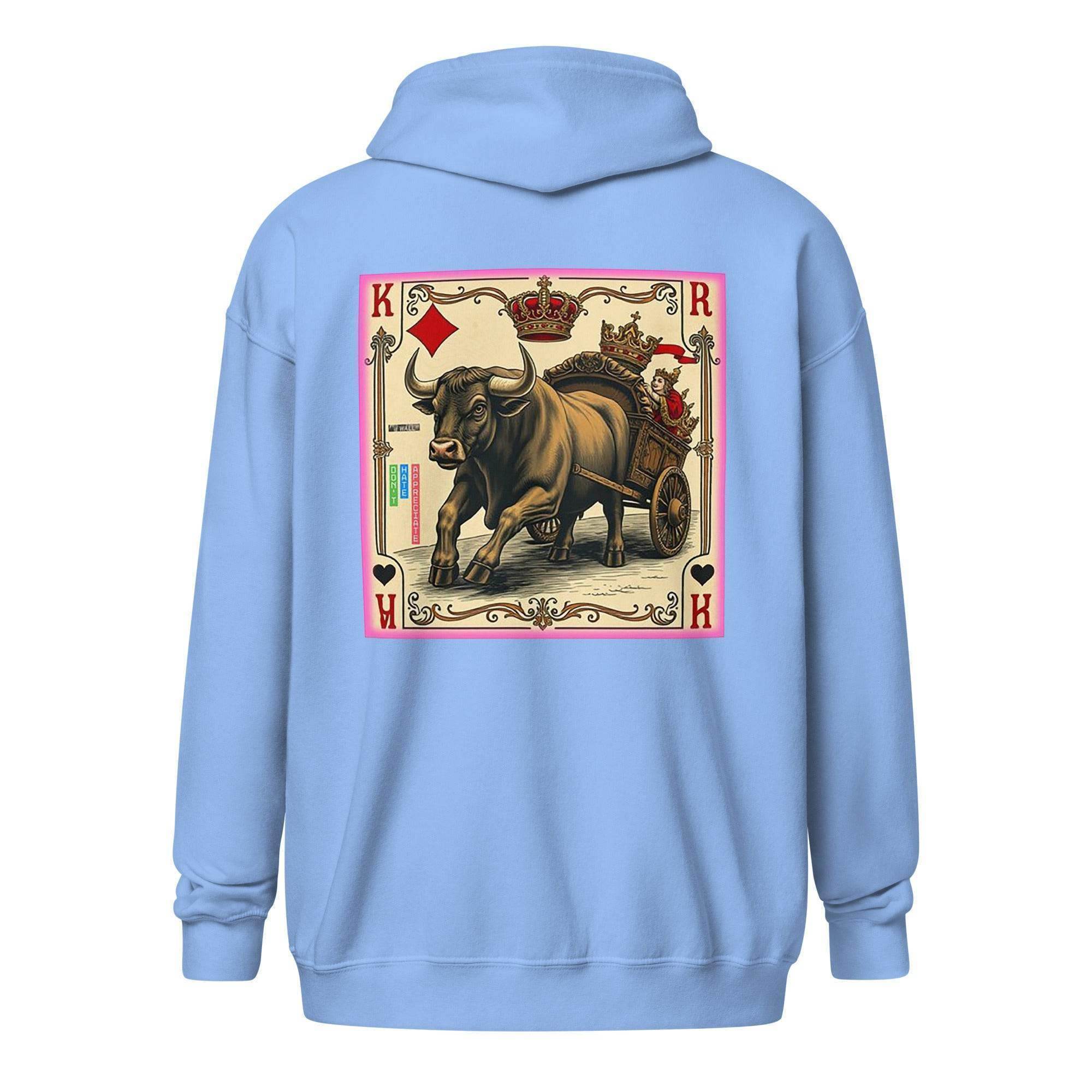Bullish King Zip Up Hoodie - InvestmenTees