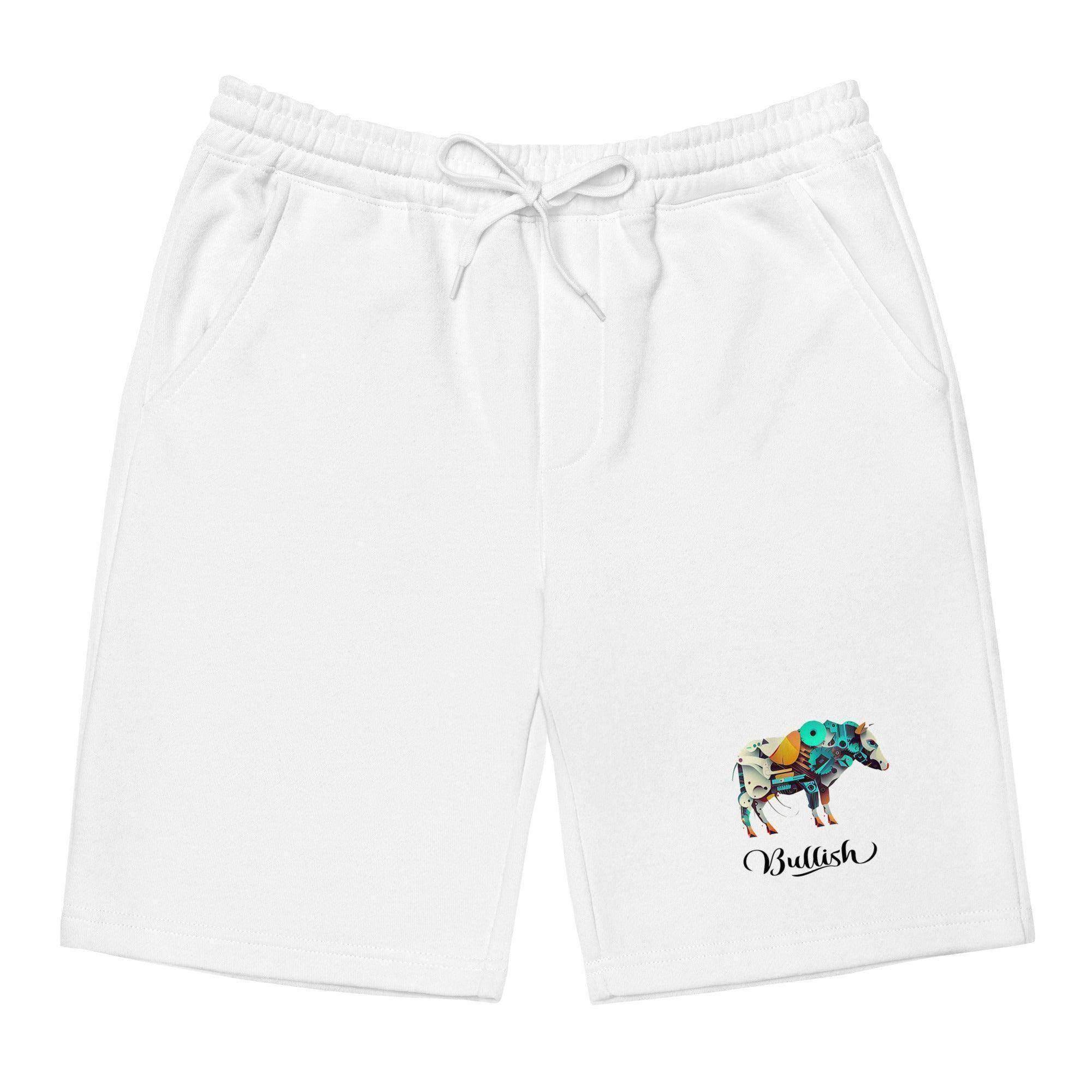 Bullish Mechanical Bull Fleece Shorts - InvestmenTees
