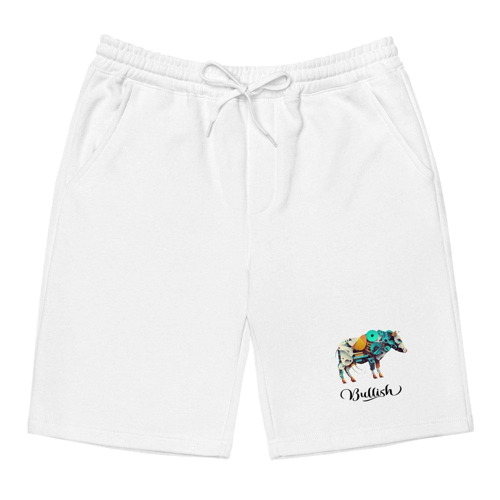 Bullish Mechanical Bull Fleece Shorts - InvestmenTees