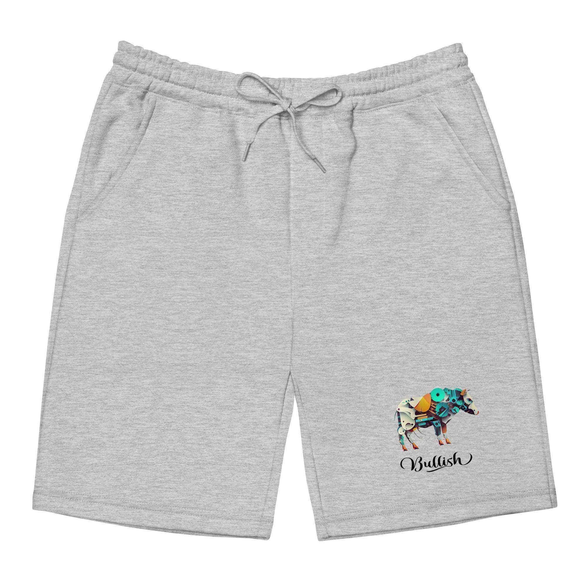 Bullish Mechanical Bull Fleece Shorts - InvestmenTees