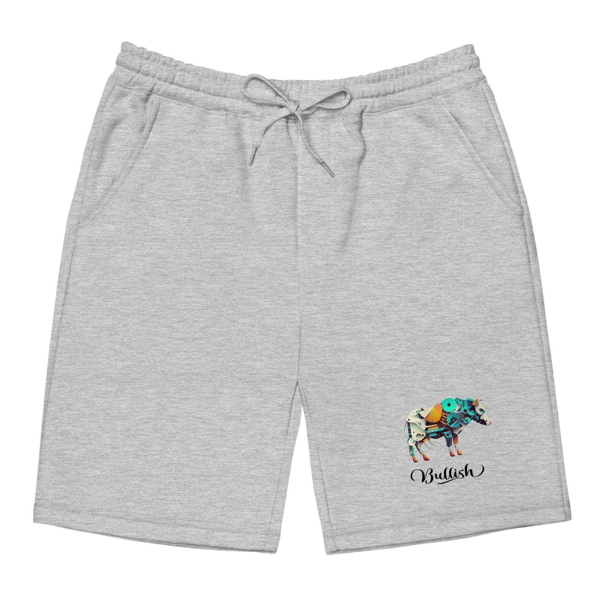 Bullish Mechanical Bull Fleece Shorts - InvestmenTees