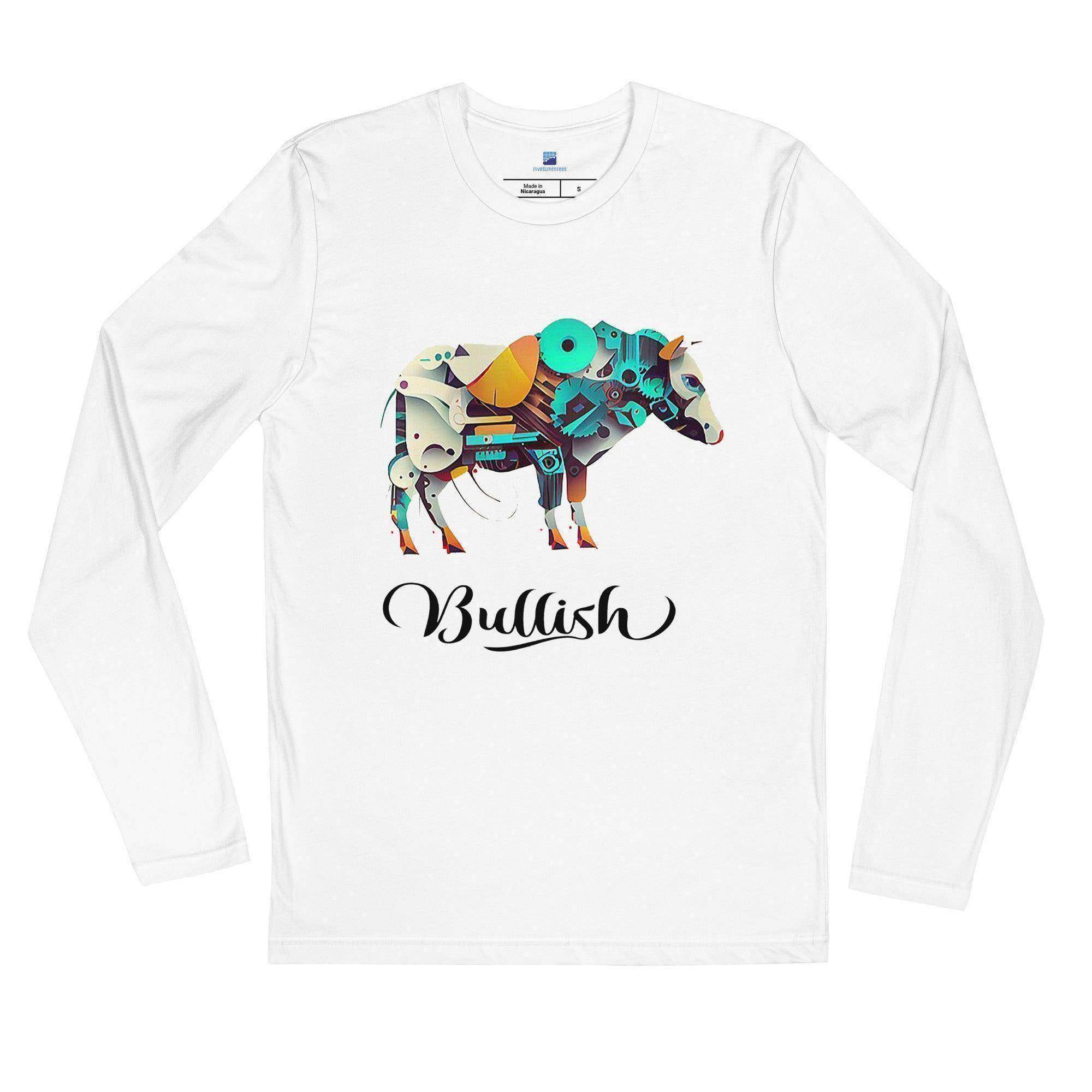 Bullish Mechanical Bull Long Sleeve T-Shirt - InvestmenTees