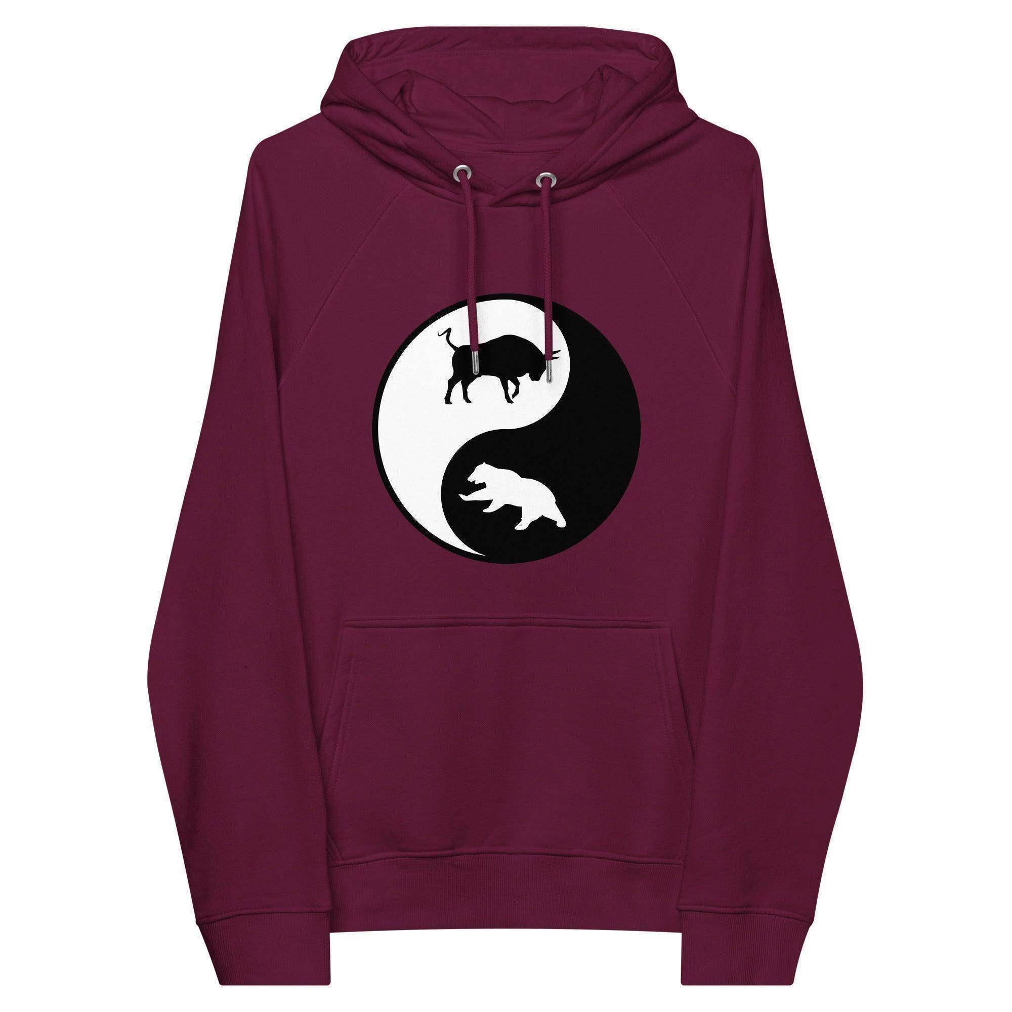 Bulls | Bears Ying Yang Pullover Hoodie - InvestmenTees