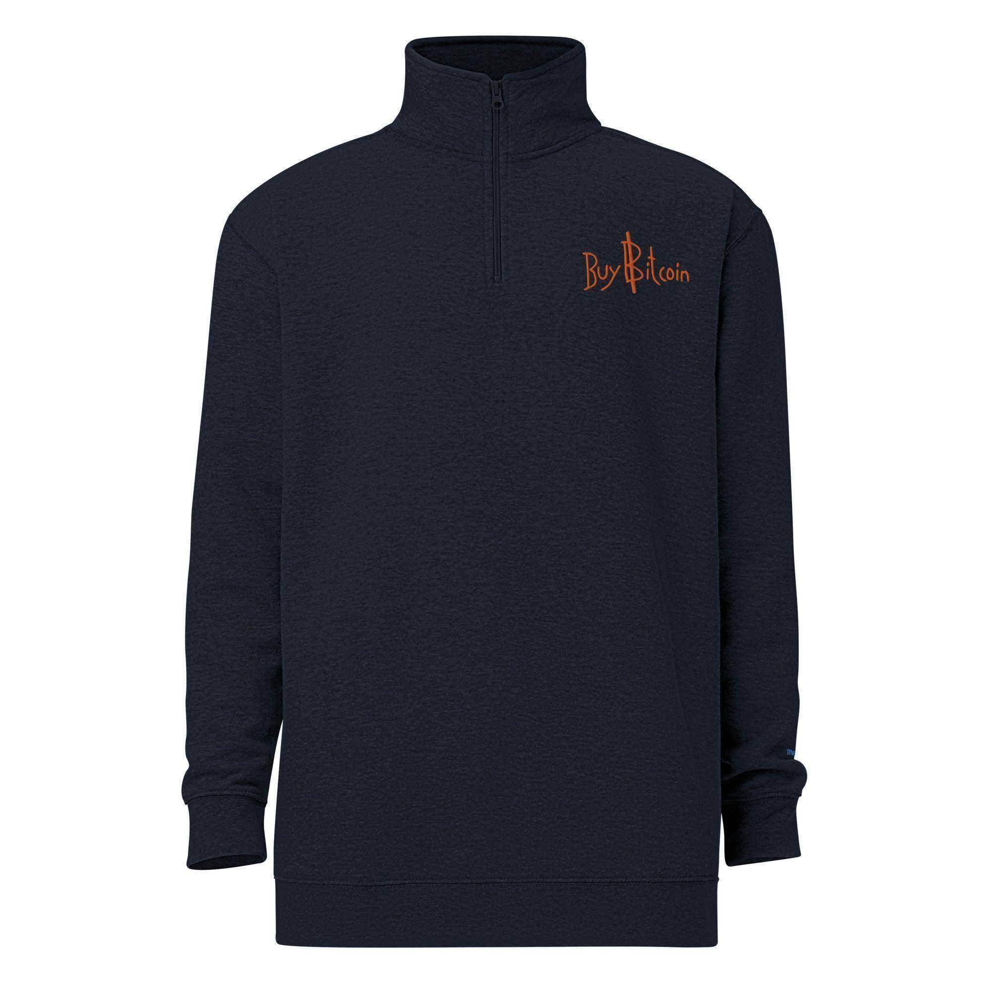 Buy Bitcoin Fleece Pullover - InvestmenTees